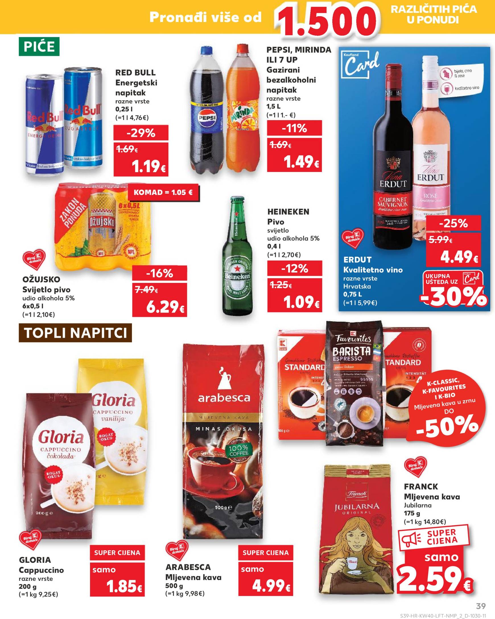 kaufland - Novi Kaufland katalog vrijedi od 02.10. do 08.10. - page: 39