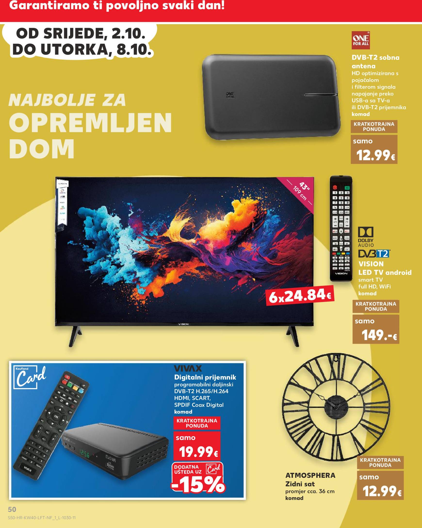 kaufland - Novi Kaufland katalog vrijedi od 02.10. do 08.10. - page: 50