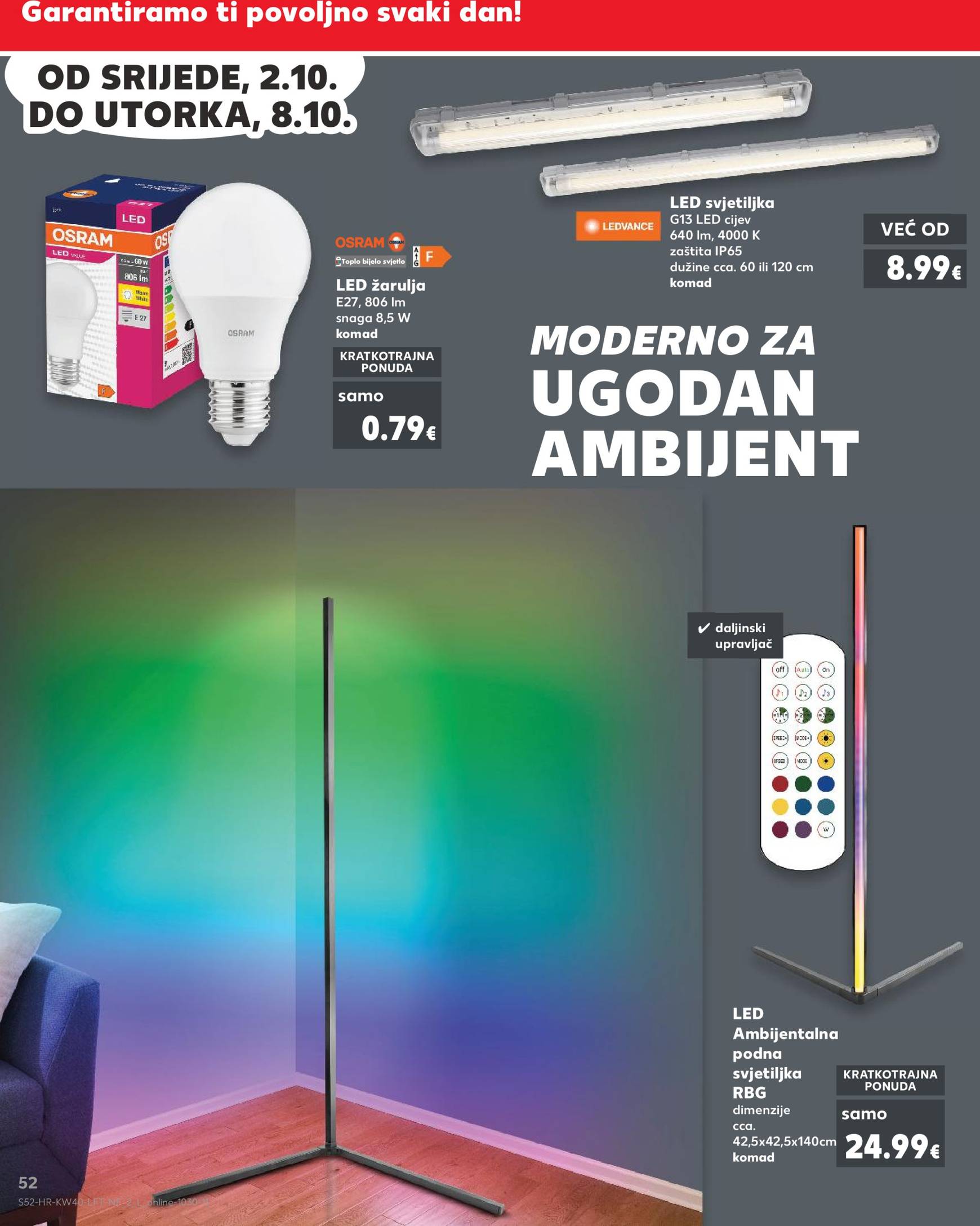 kaufland - Novi Kaufland katalog vrijedi od 02.10. do 08.10. - page: 52