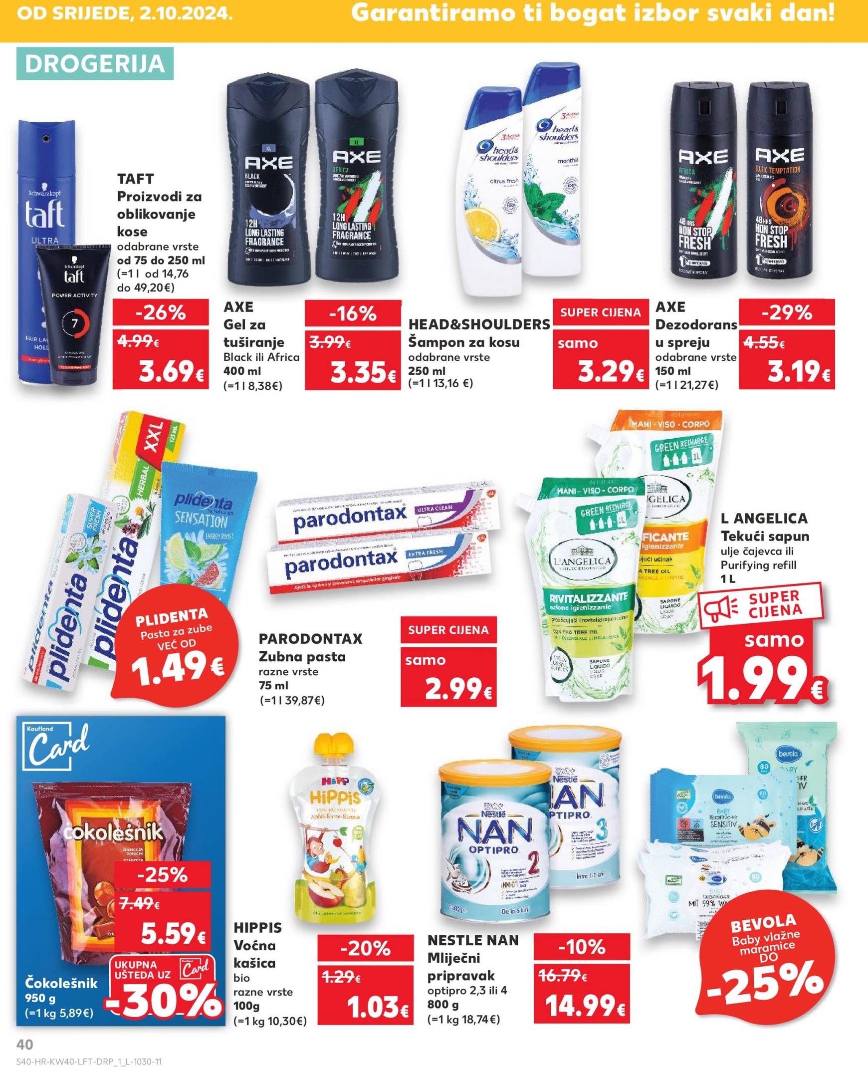 kaufland - Novi Kaufland katalog vrijedi od 02.10. do 08.10. - page: 40