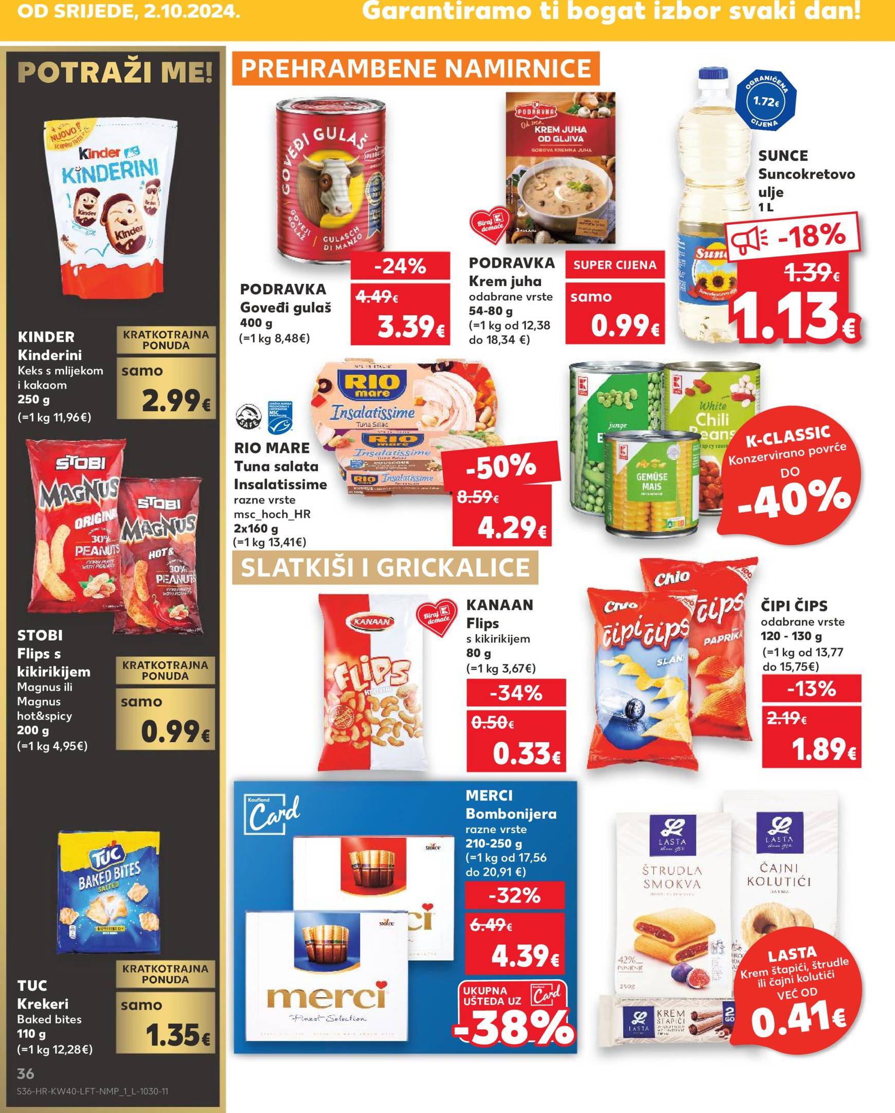 kaufland - Novi Kaufland katalog vrijedi od 02.10. do 08.10. - page: 36