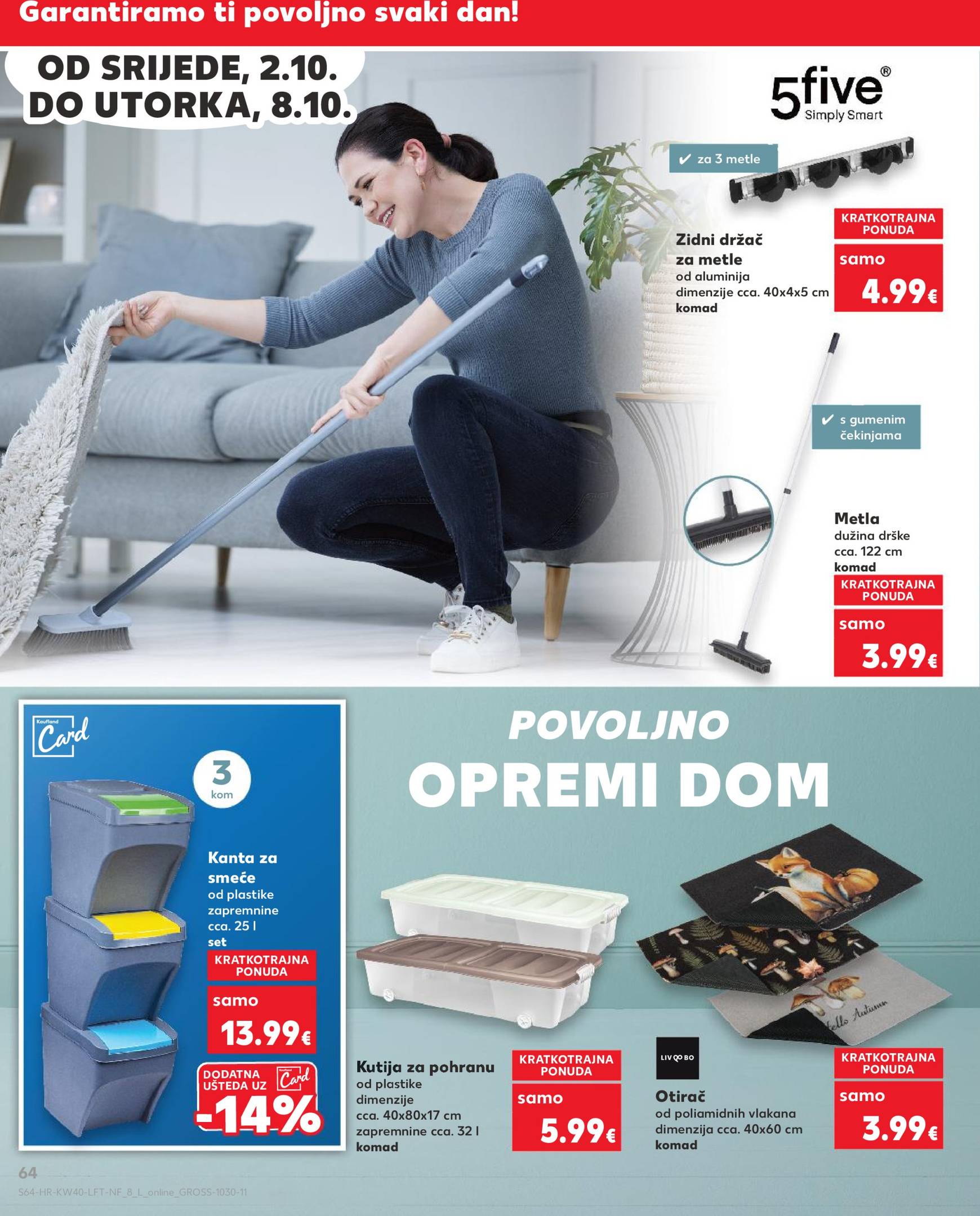 kaufland - Novi Kaufland katalog vrijedi od 02.10. do 08.10. - page: 64