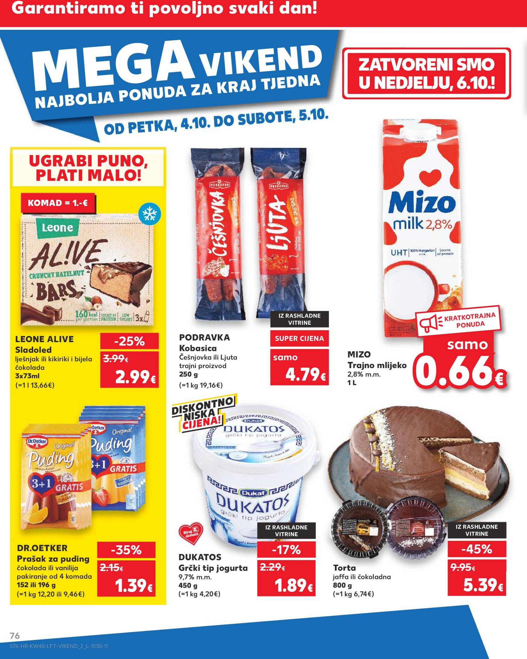 kaufland - Novi Kaufland katalog vrijedi od 02.10. do 08.10. - page: 76