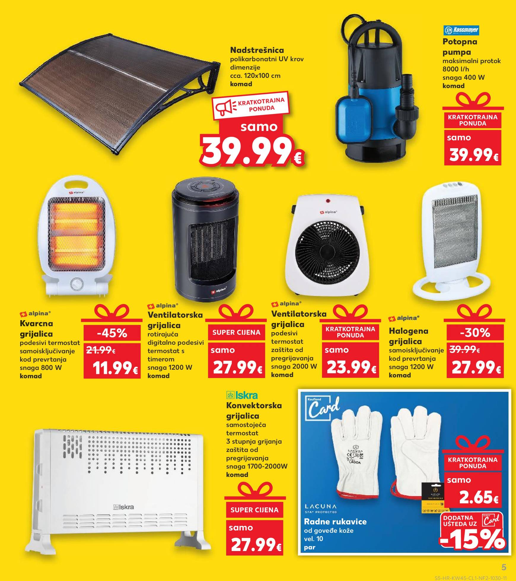 kaufland - Kaufland - Mega Prilika katalog vrijedi od 06.11. do 12.11. - page: 5