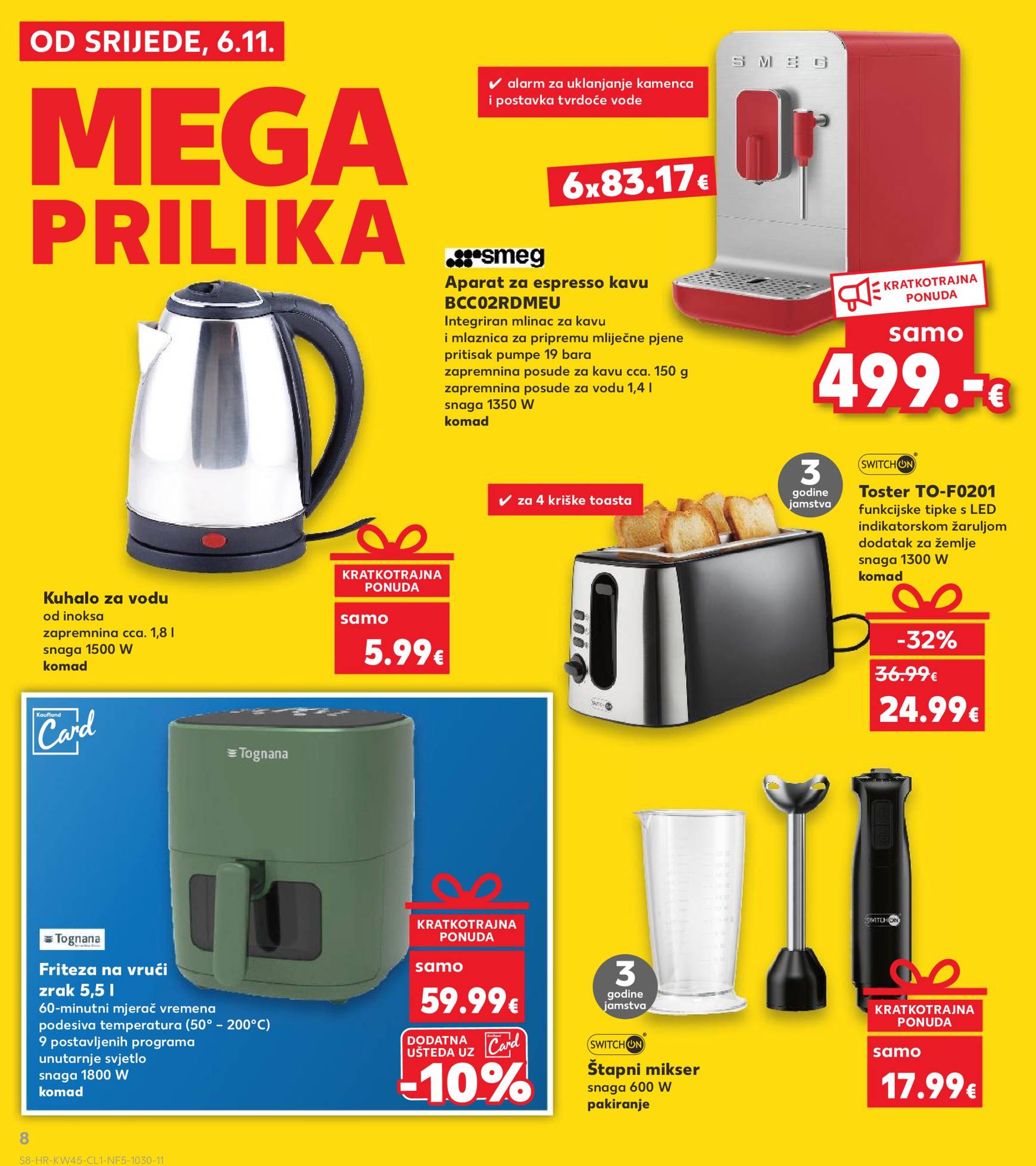 kaufland - Kaufland - Mega Prilika katalog vrijedi od 06.11. do 12.11. - page: 8