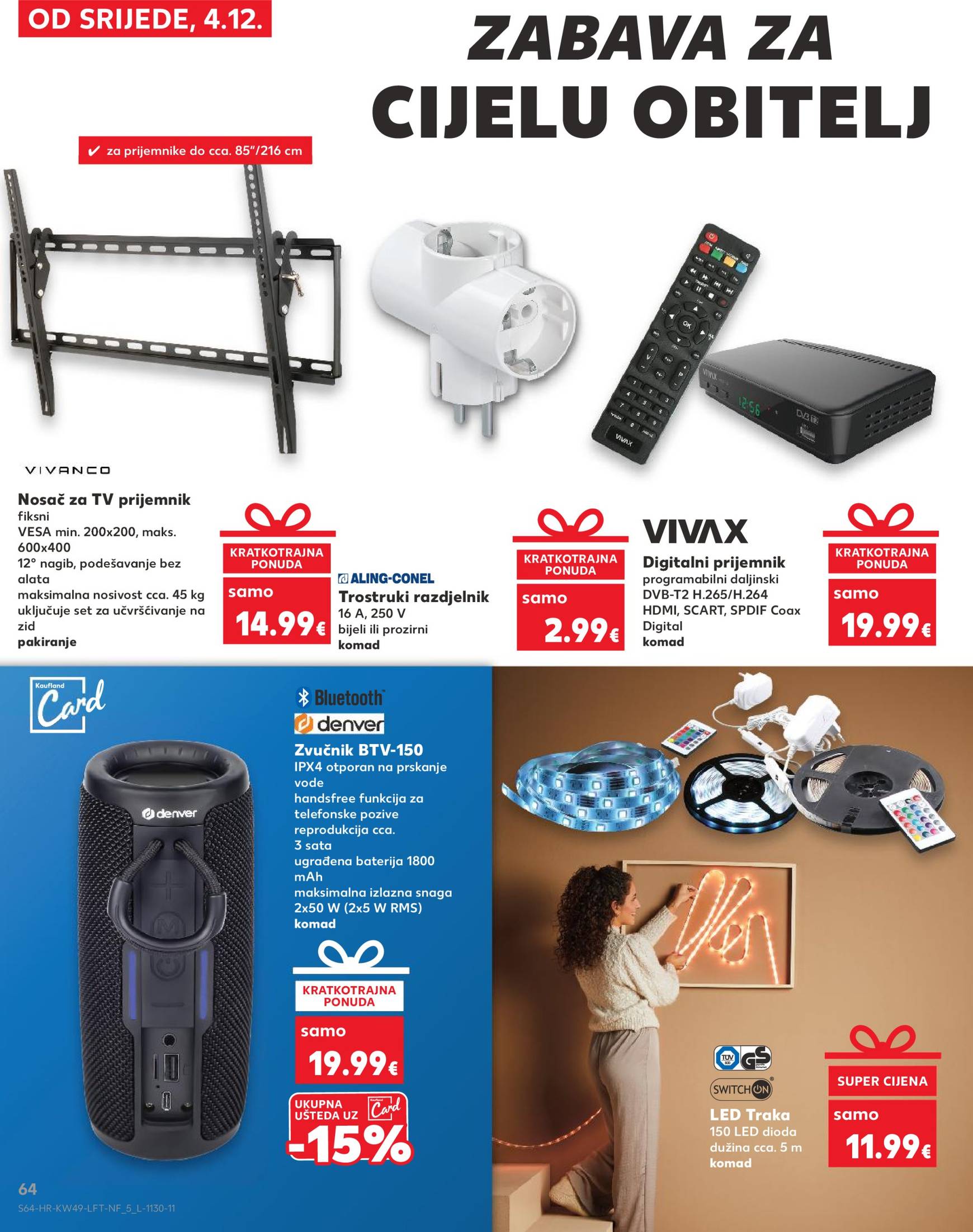 kaufland - Kaufland katalog vrijedi od 04.12. do 10.12. - page: 64