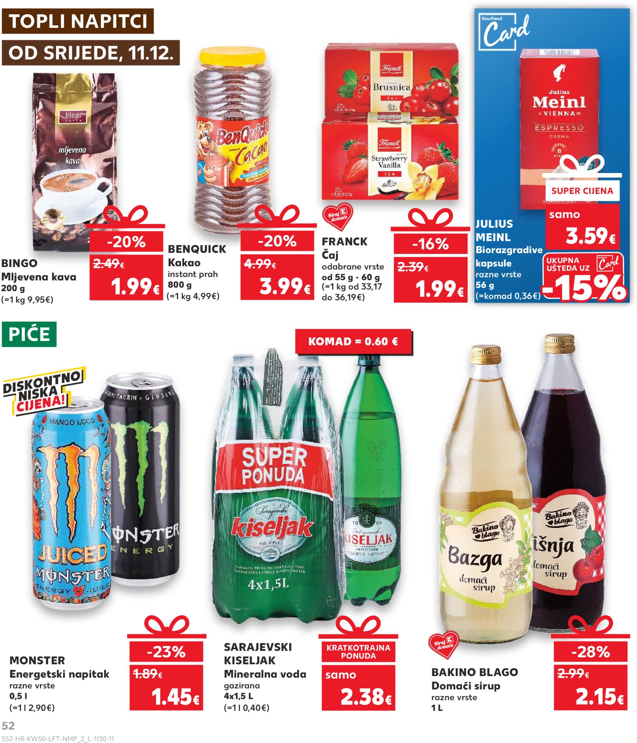 kaufland - Kaufland katalog vrijedi od 11.12. do 17.12. - page: 52