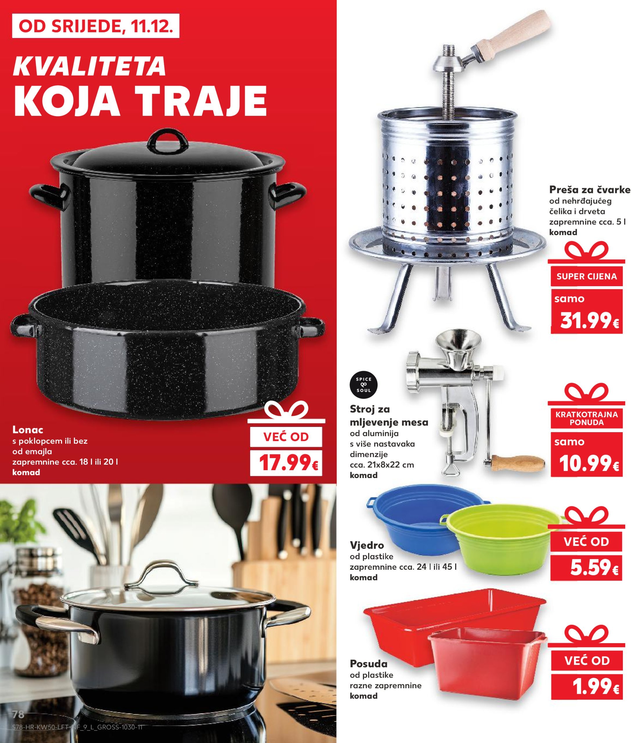 kaufland - Kaufland katalog vrijedi od 11.12. do 17.12. - page: 78