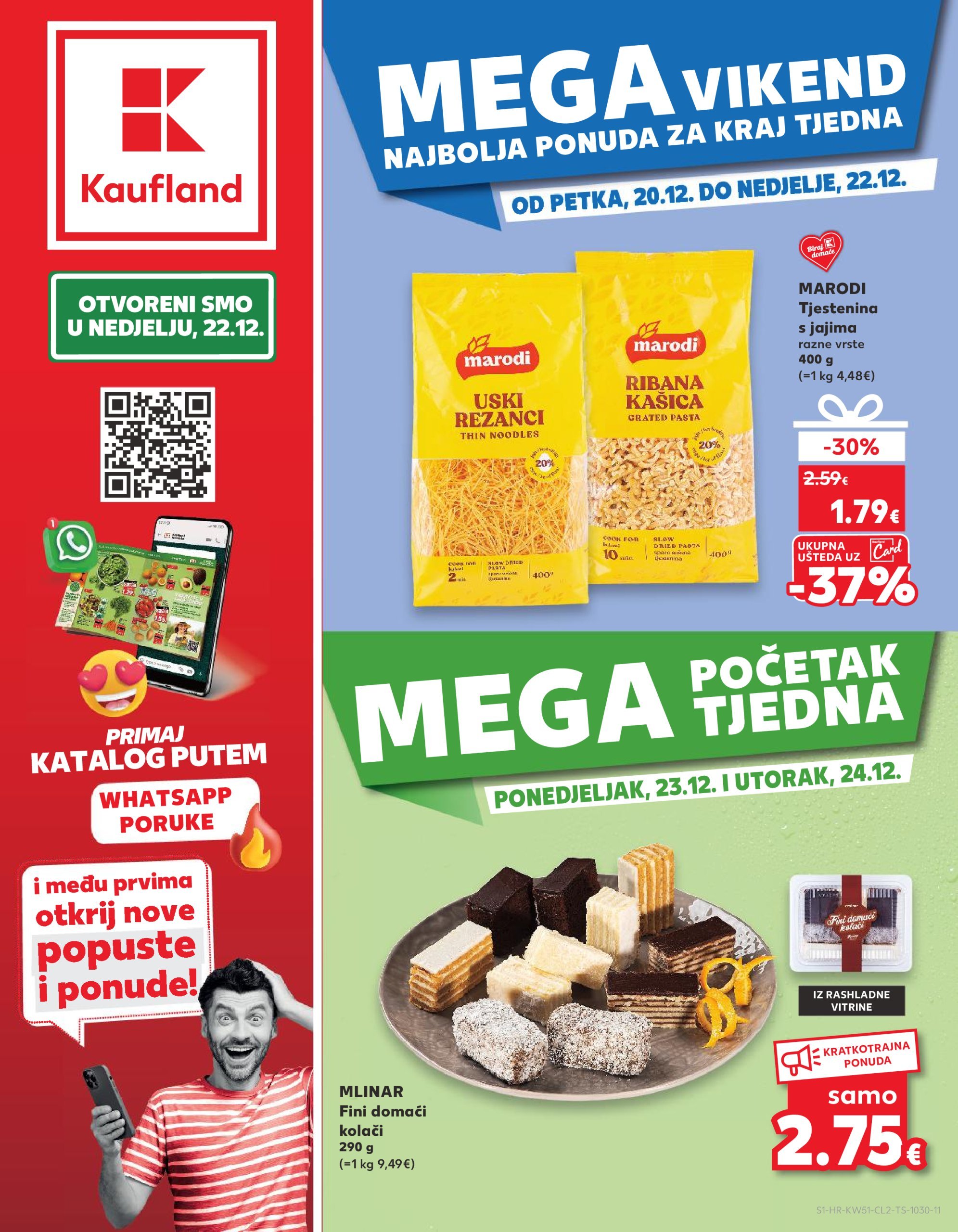 kaufland - Kaufland - Mega Vikend katalog vrijedi od 20.12. do 22.12. - page: 1