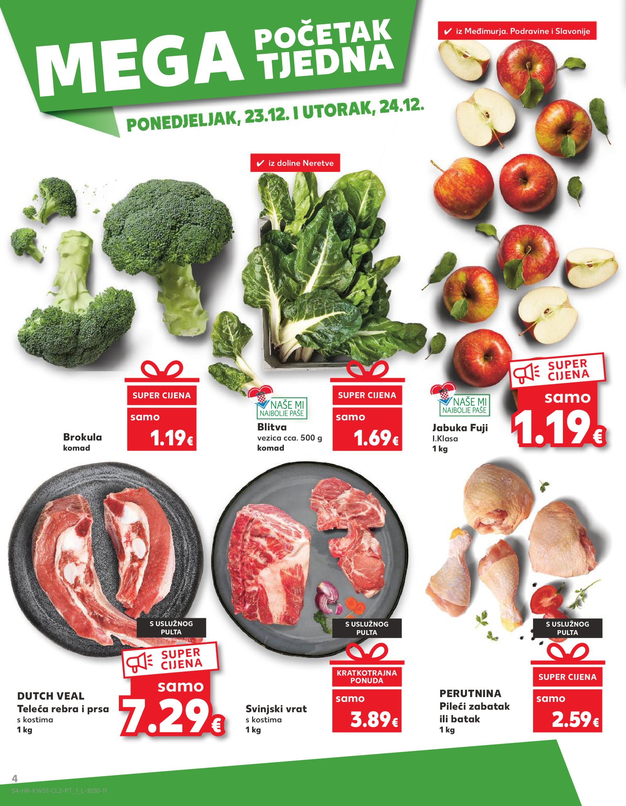 kaufland - Kaufland - Mega Vikend katalog vrijedi od 20.12. do 22.12. - page: 4