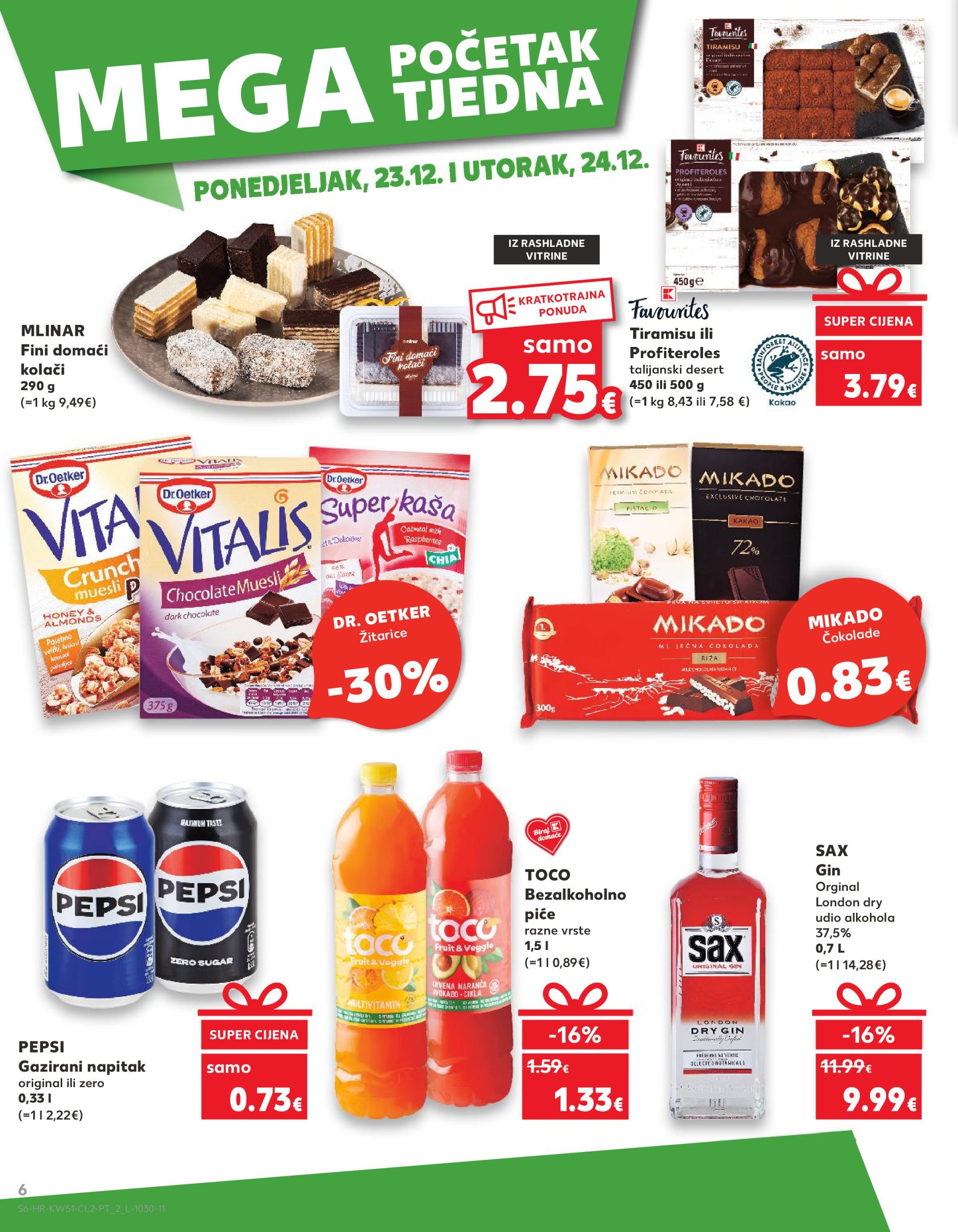 kaufland - Kaufland - Mega Vikend katalog vrijedi od 20.12. do 22.12. - page: 6