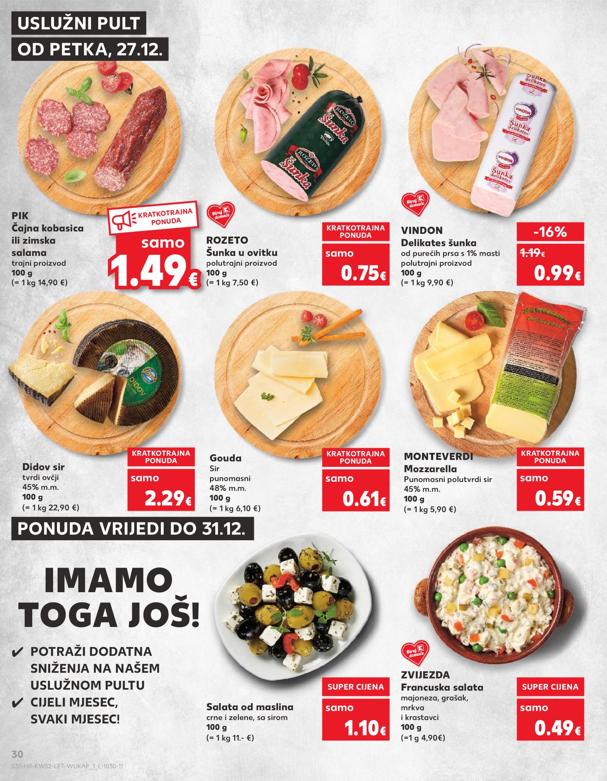 kaufland - Kaufland katalog vrijedi od 27.12. do 31.12. - page: 30