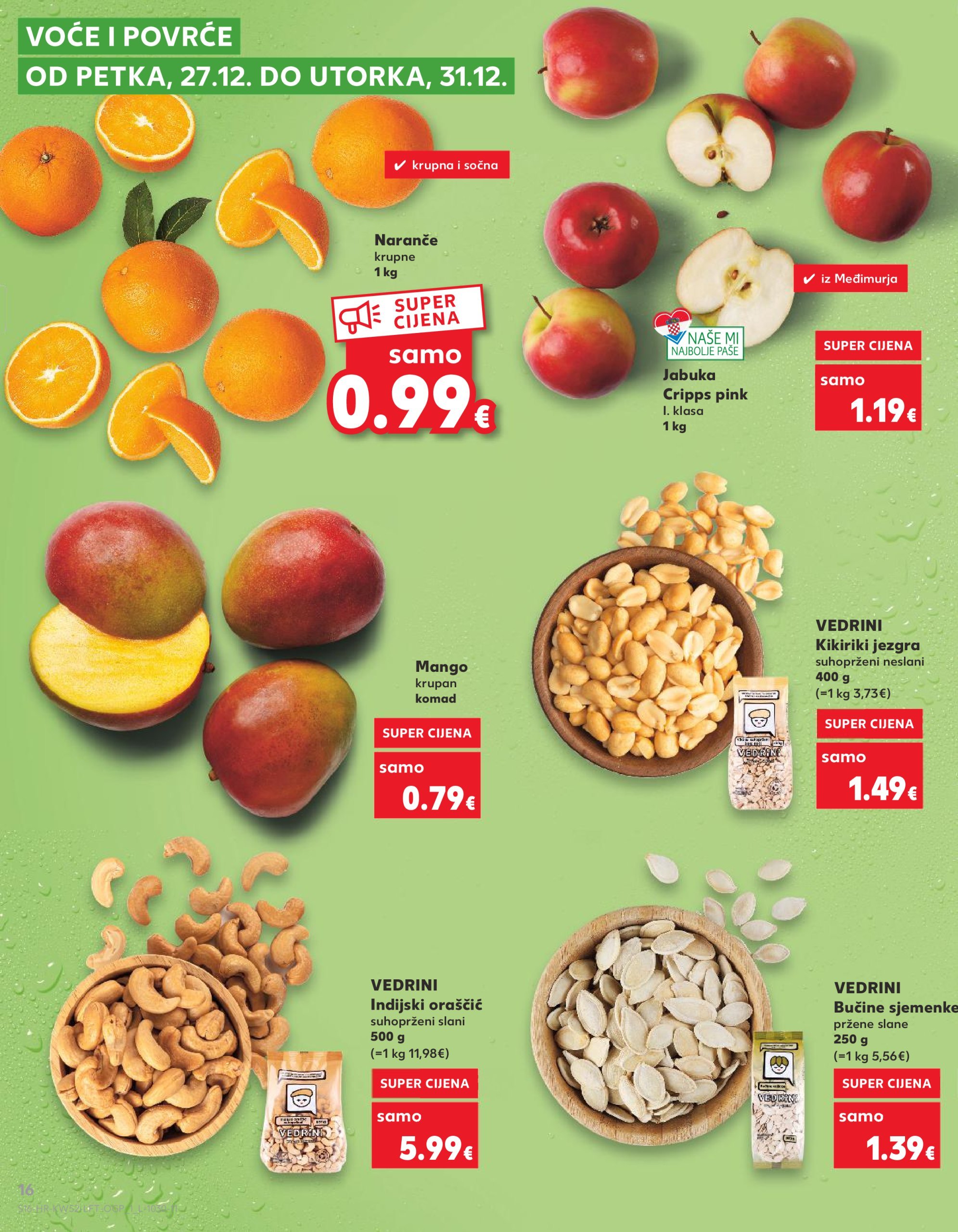 kaufland - Kaufland katalog vrijedi od 27.12. do 31.12. - page: 16