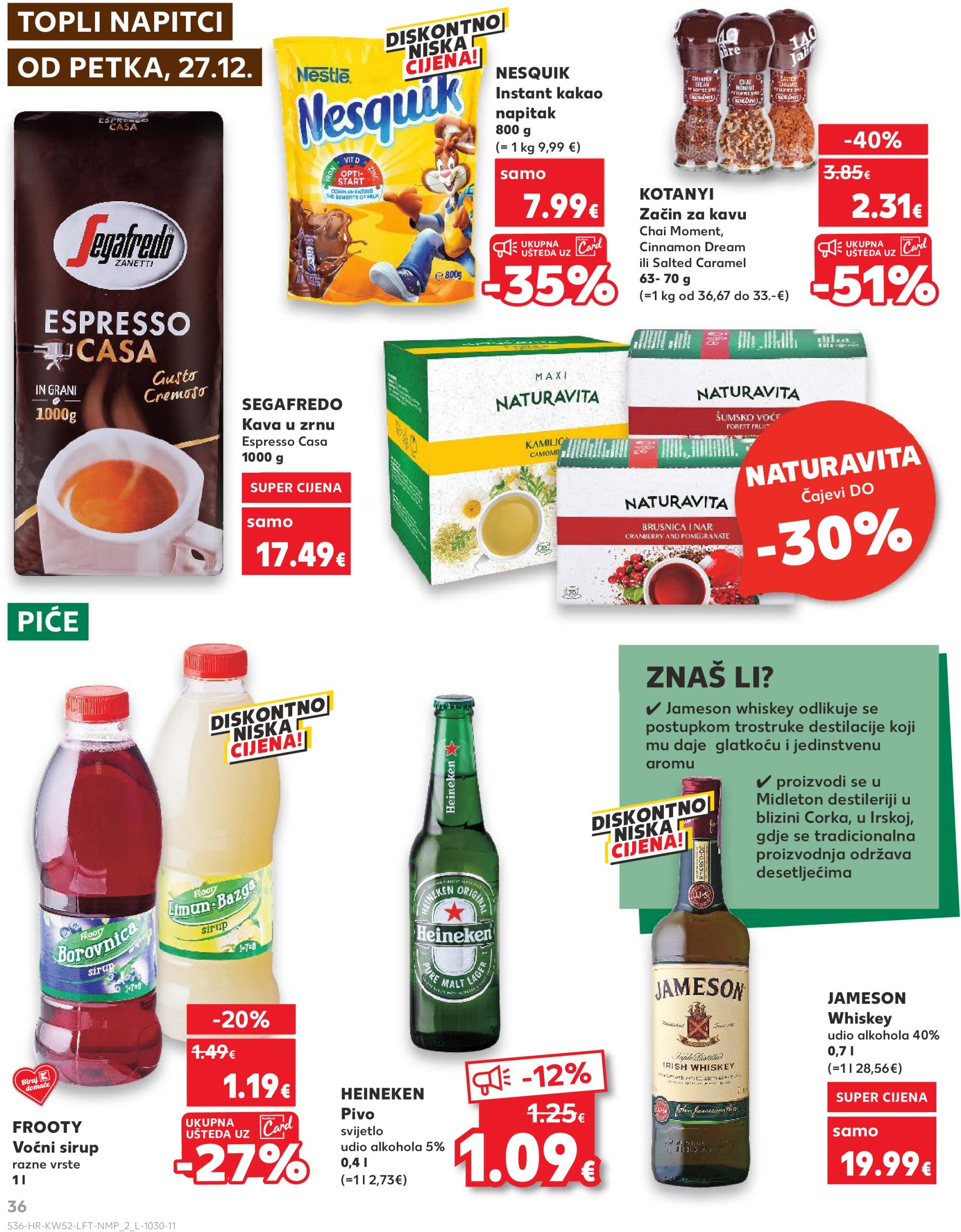 kaufland - Kaufland katalog vrijedi od 27.12. do 31.12. - page: 36