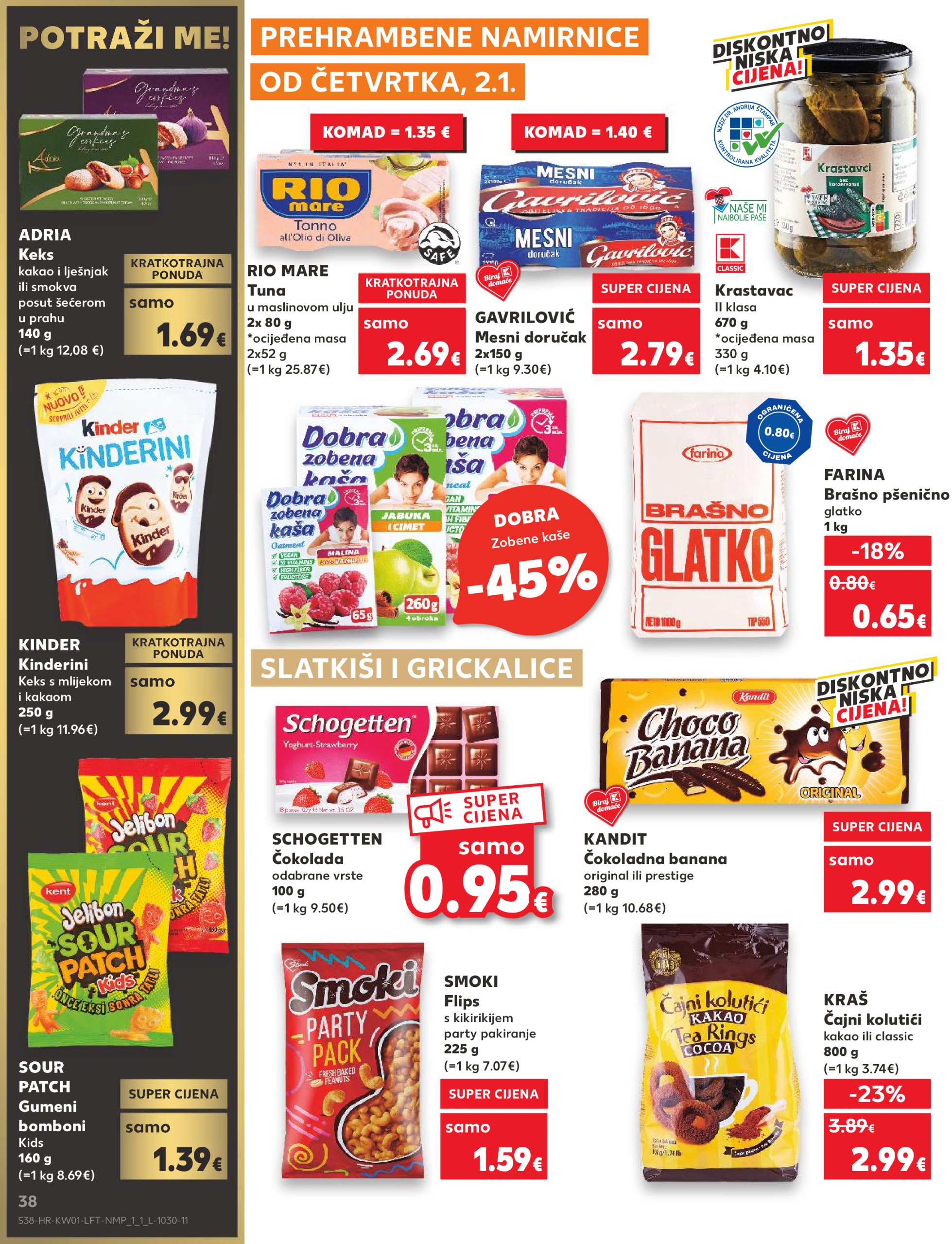 kaufland - Kaufland katalog vrijedi od 02.01. do 07.01. - page: 38