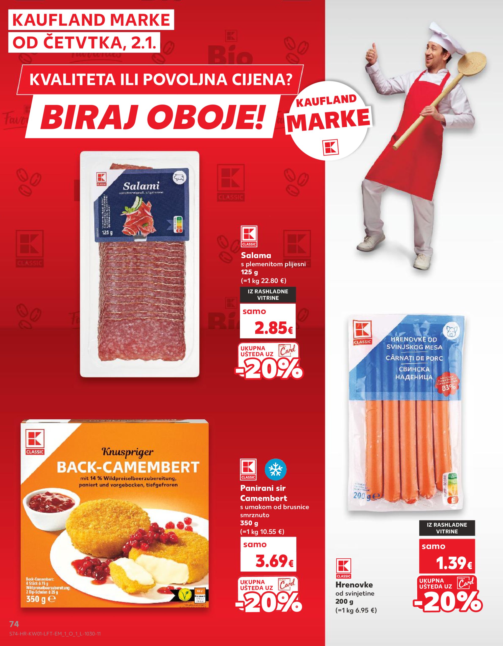 kaufland - Kaufland katalog vrijedi od 02.01. do 07.01. - page: 74