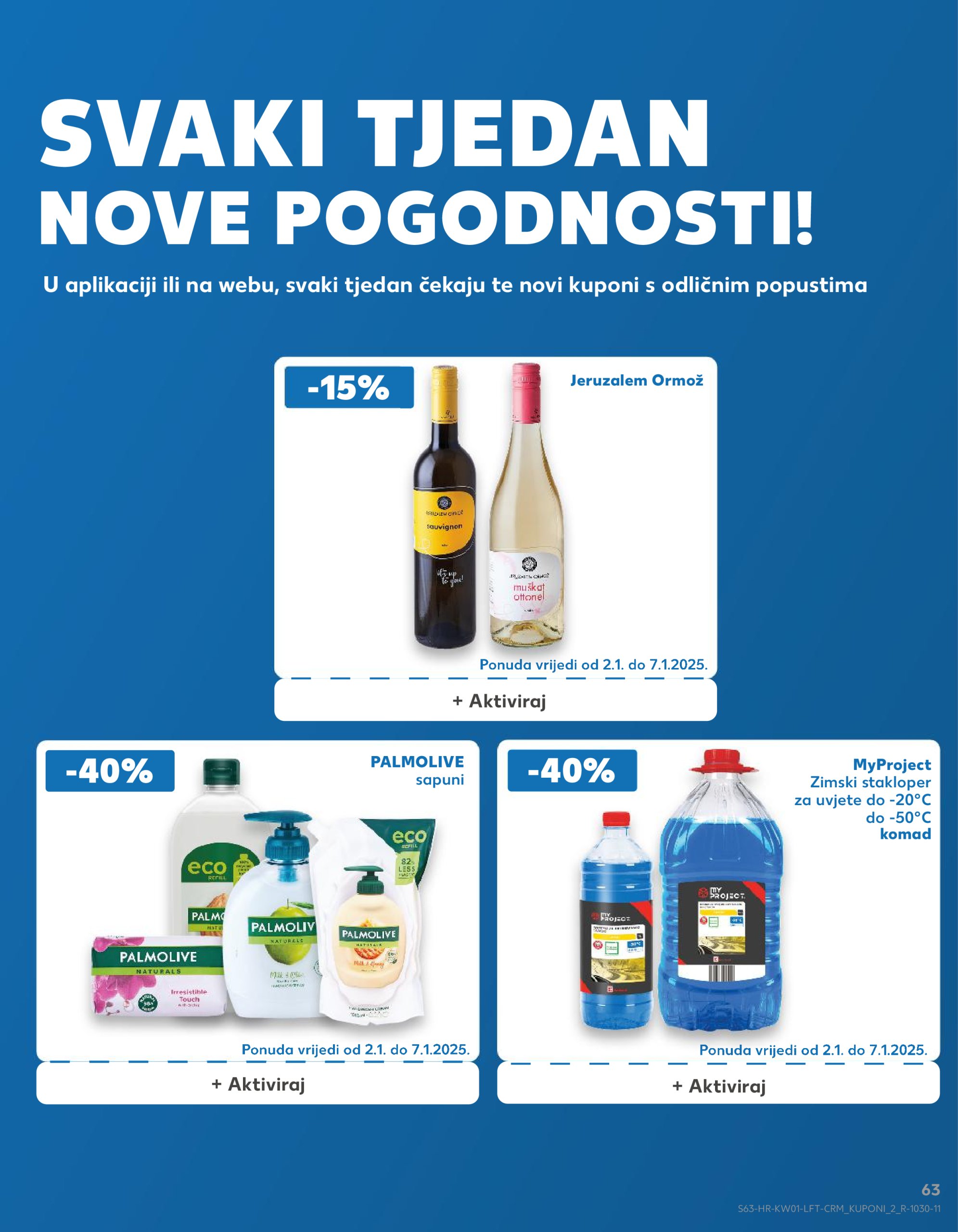 kaufland - Kaufland katalog vrijedi od 02.01. do 07.01. - page: 63