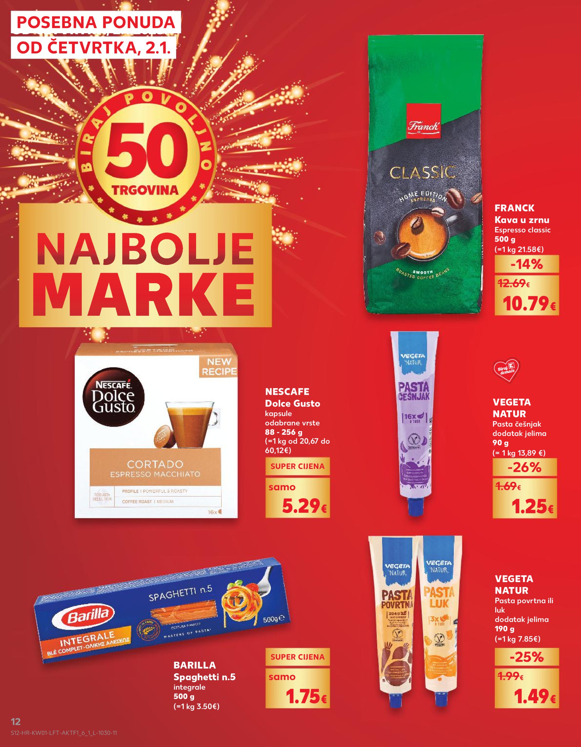 kaufland - Kaufland katalog vrijedi od 02.01. do 07.01. - page: 12