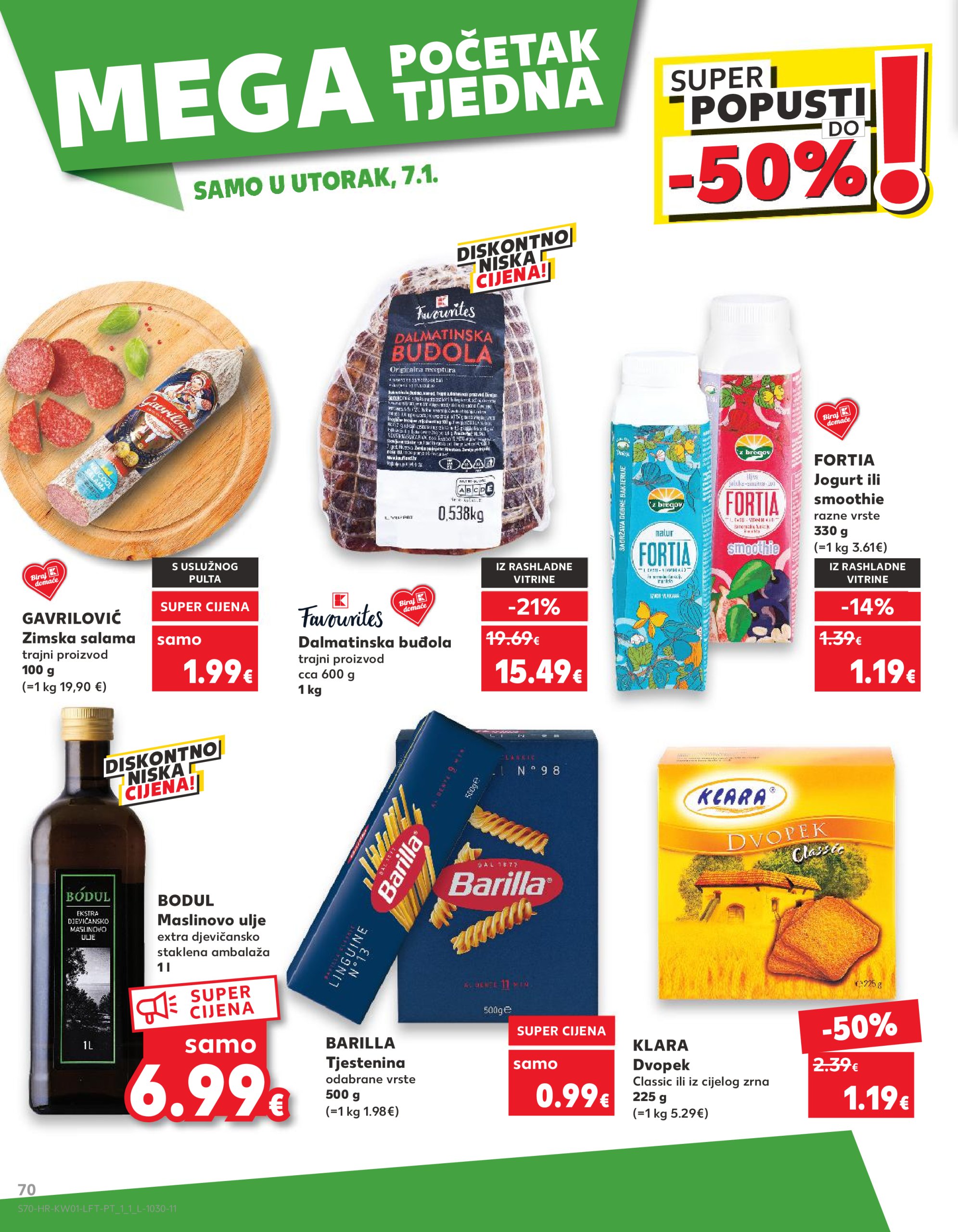 kaufland - Kaufland katalog vrijedi od 02.01. do 07.01. - page: 70