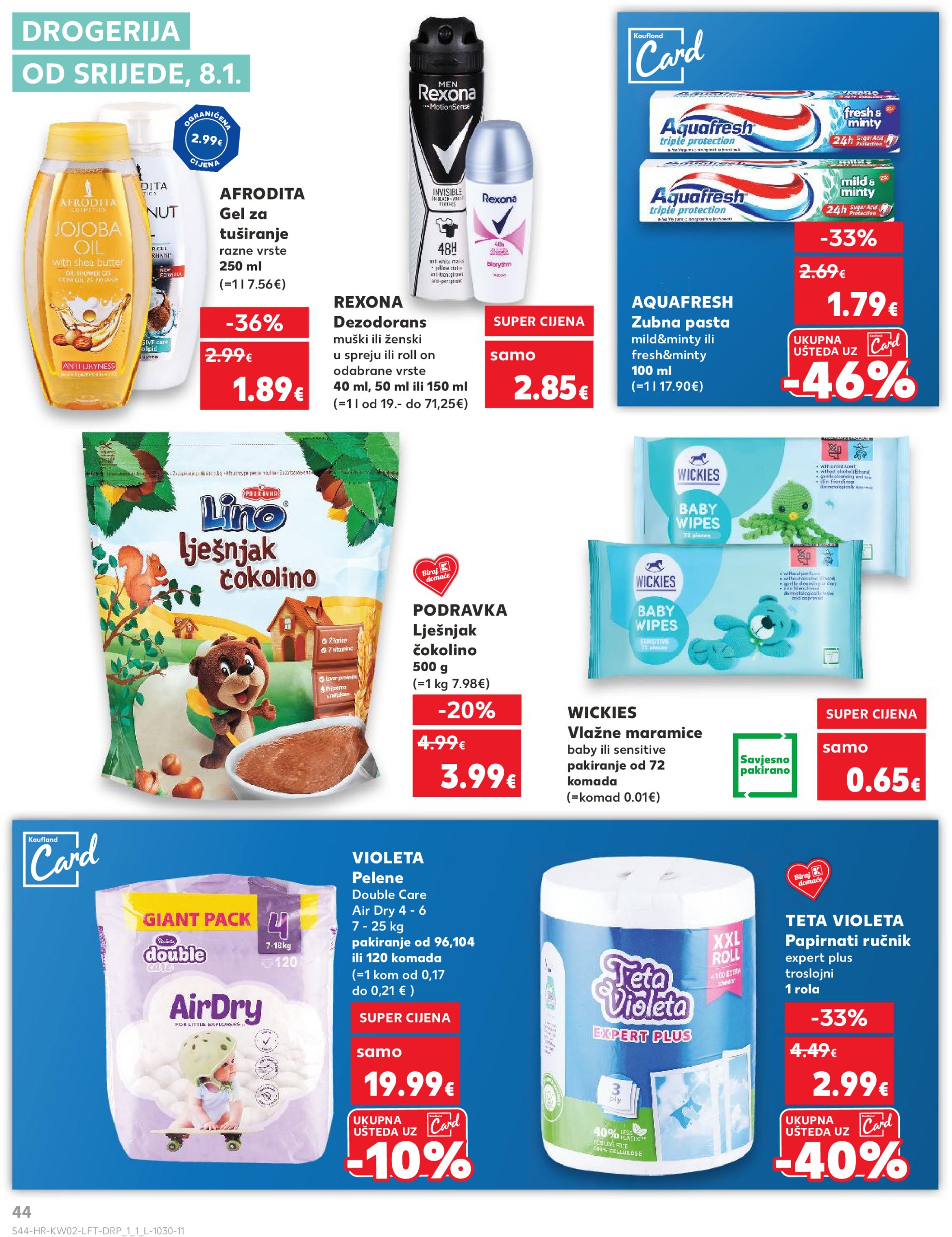 kaufland - Kaufland katalog vrijedi od 08.01. do 14.01. - page: 44