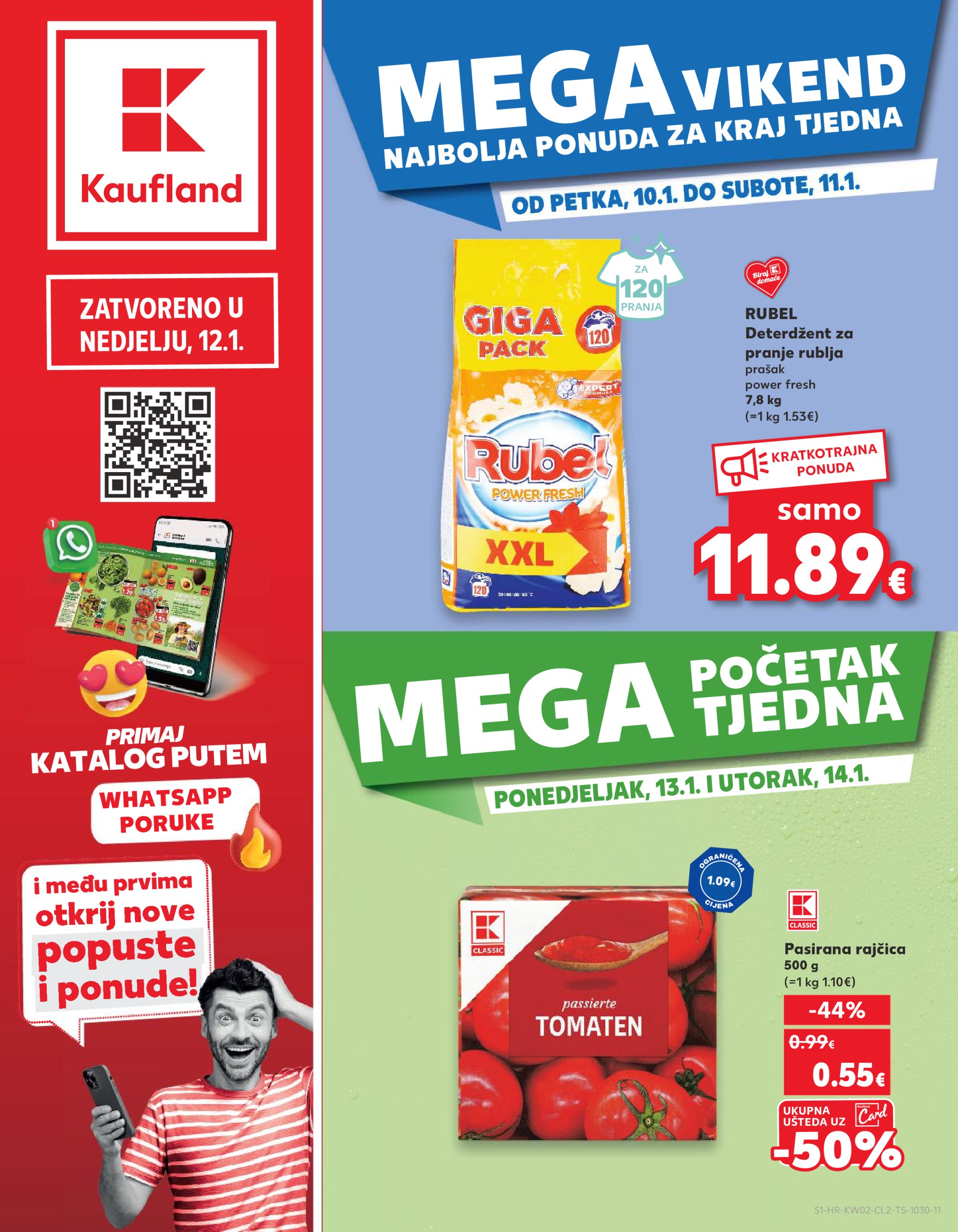 kaufland - Kaufland - Mega Vikend katalog vrijedi od 10.01. do 11.01.