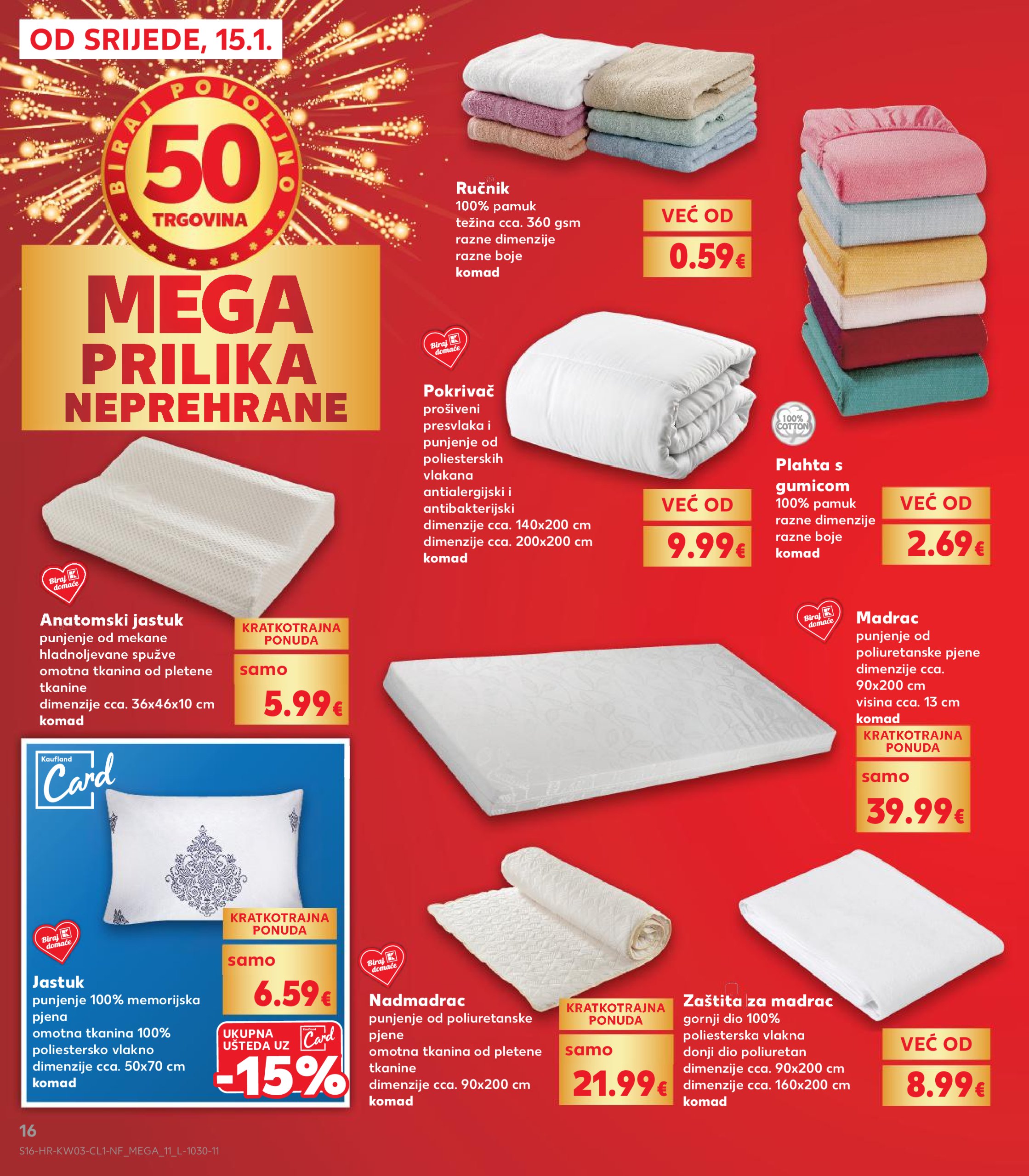 kaufland - Kaufland katalog vrijedi od 15.01. do 21.01. - page: 16