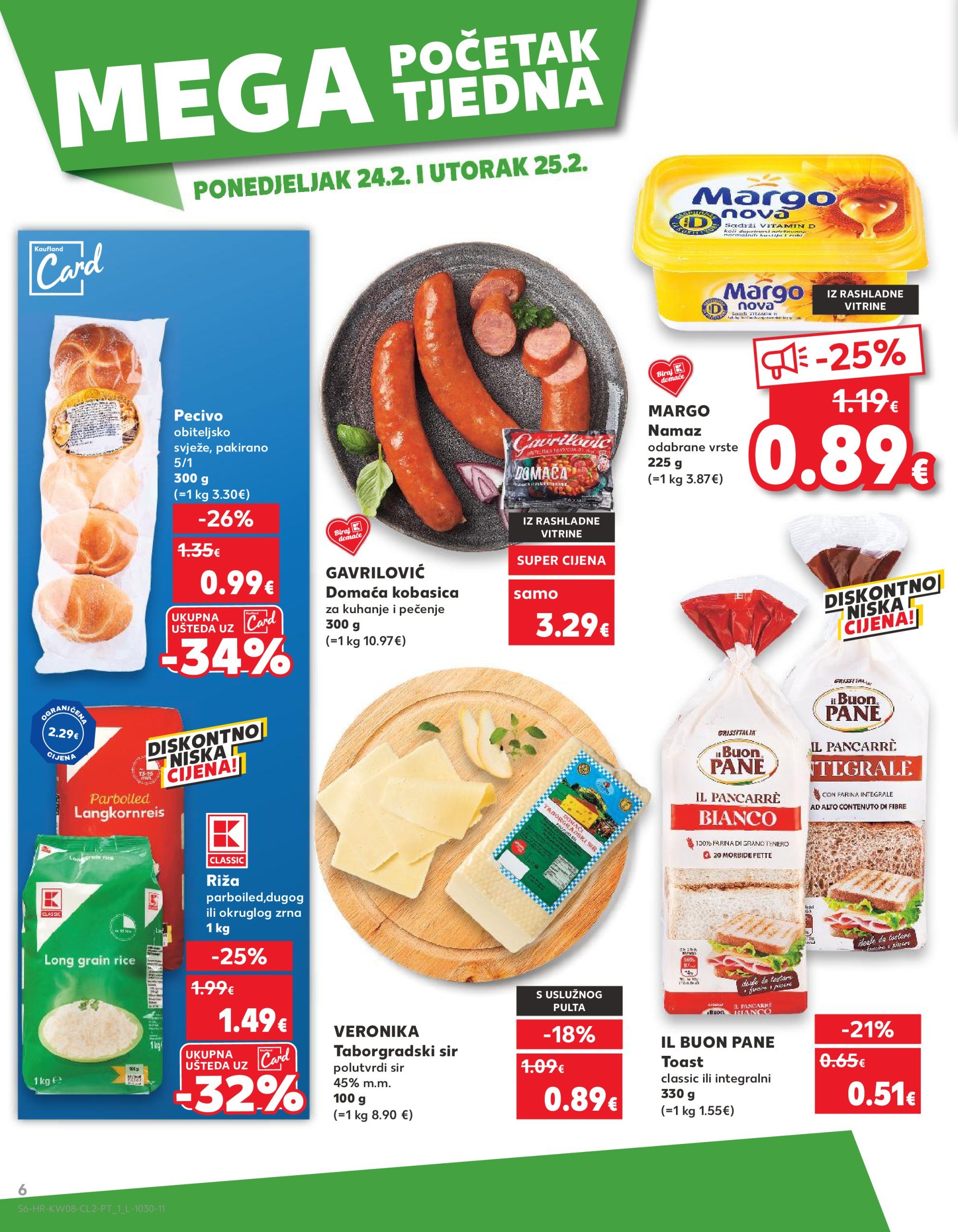 kaufland - Kaufland - Mega Vikend katalog vrijedi od 21.02. do 22.02. - page: 6