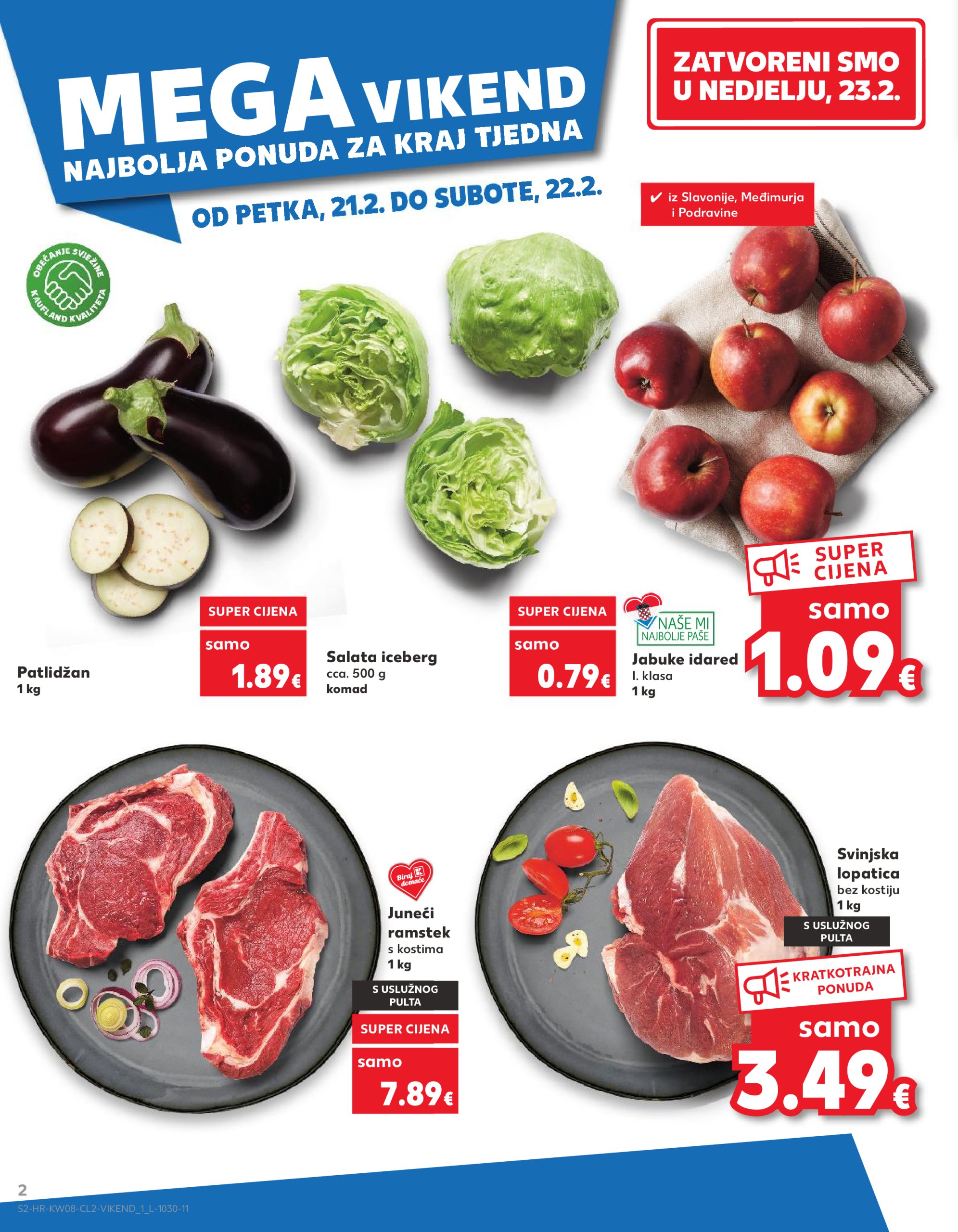 kaufland - Kaufland - Mega Vikend katalog vrijedi od 21.02. do 22.02. - page: 2