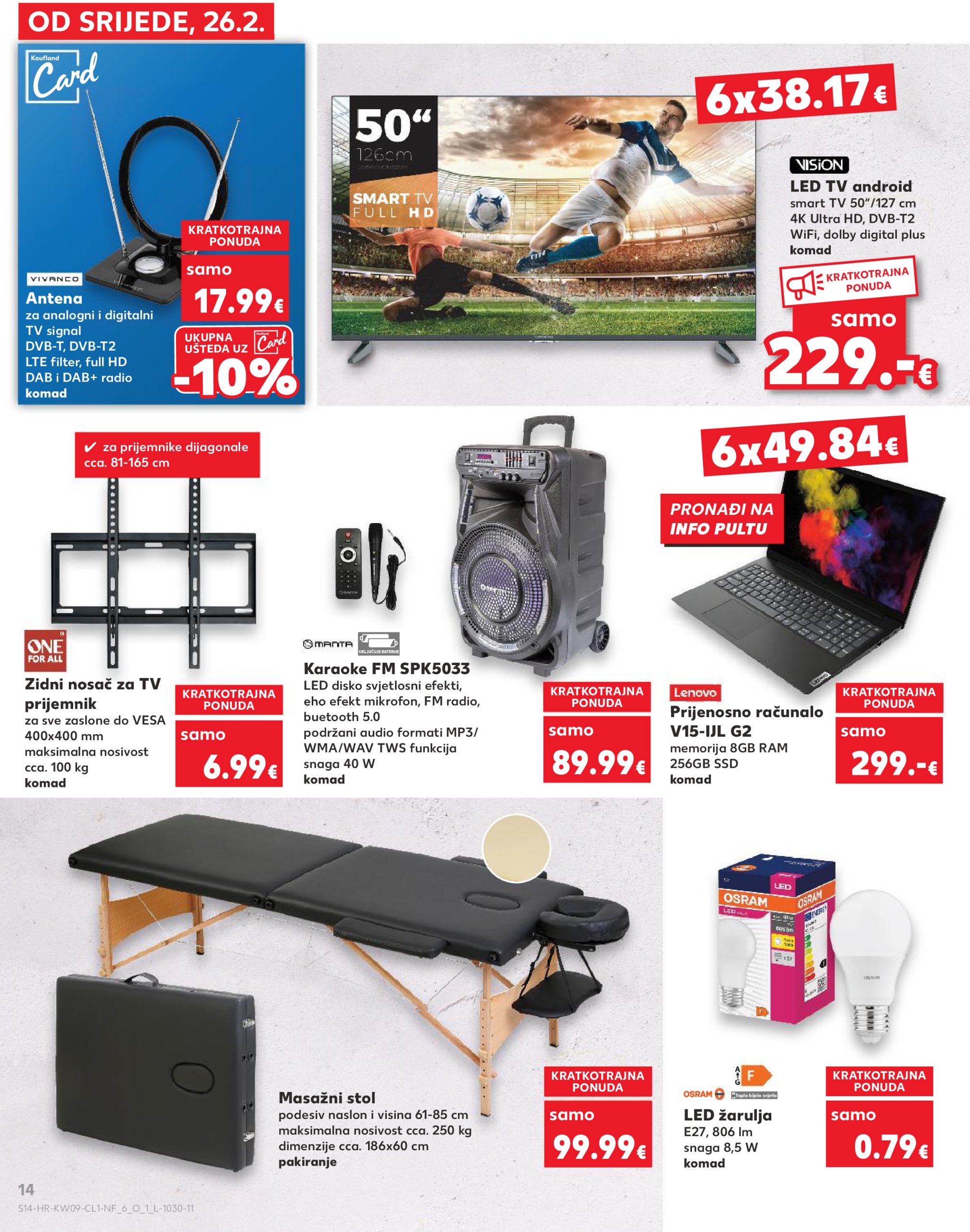 kaufland - Kaufland - Neprehrambeni letak katalog vrijedi od 26.02. do 04.03. - page: 14