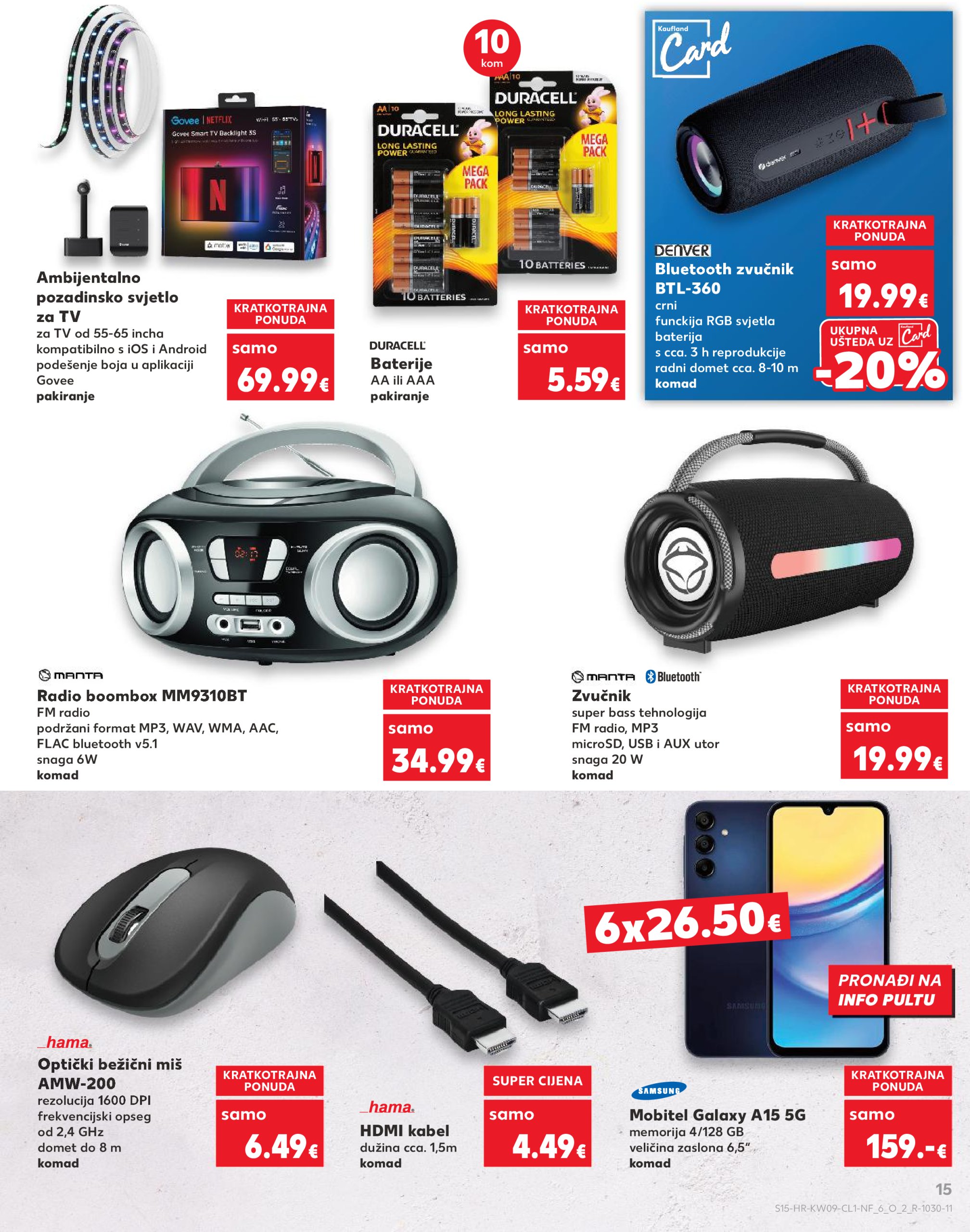 kaufland - Kaufland - Neprehrambeni letak katalog vrijedi od 26.02. do 04.03. - page: 15