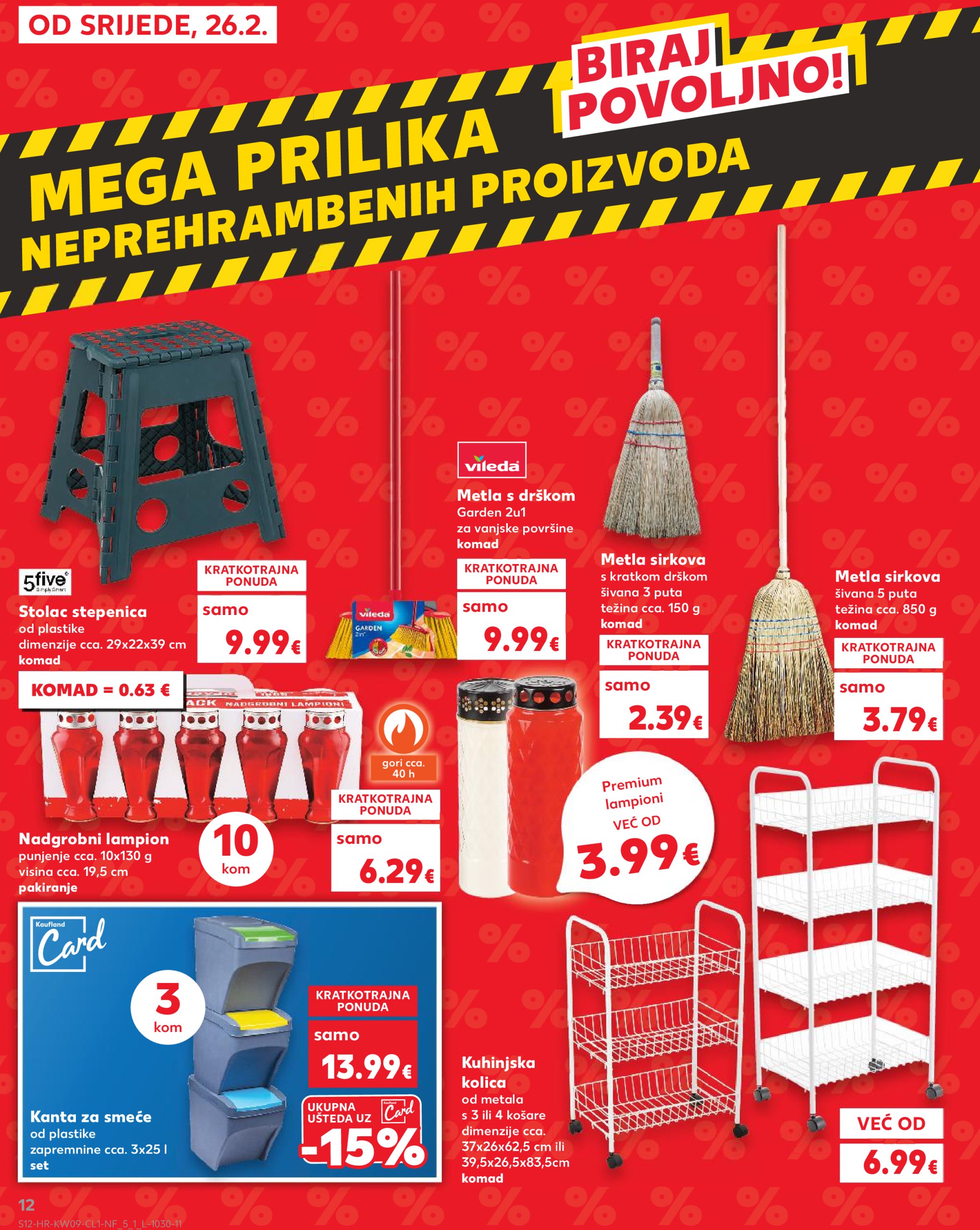 kaufland - Kaufland - Neprehrambeni letak katalog vrijedi od 26.02. do 04.03. - page: 12