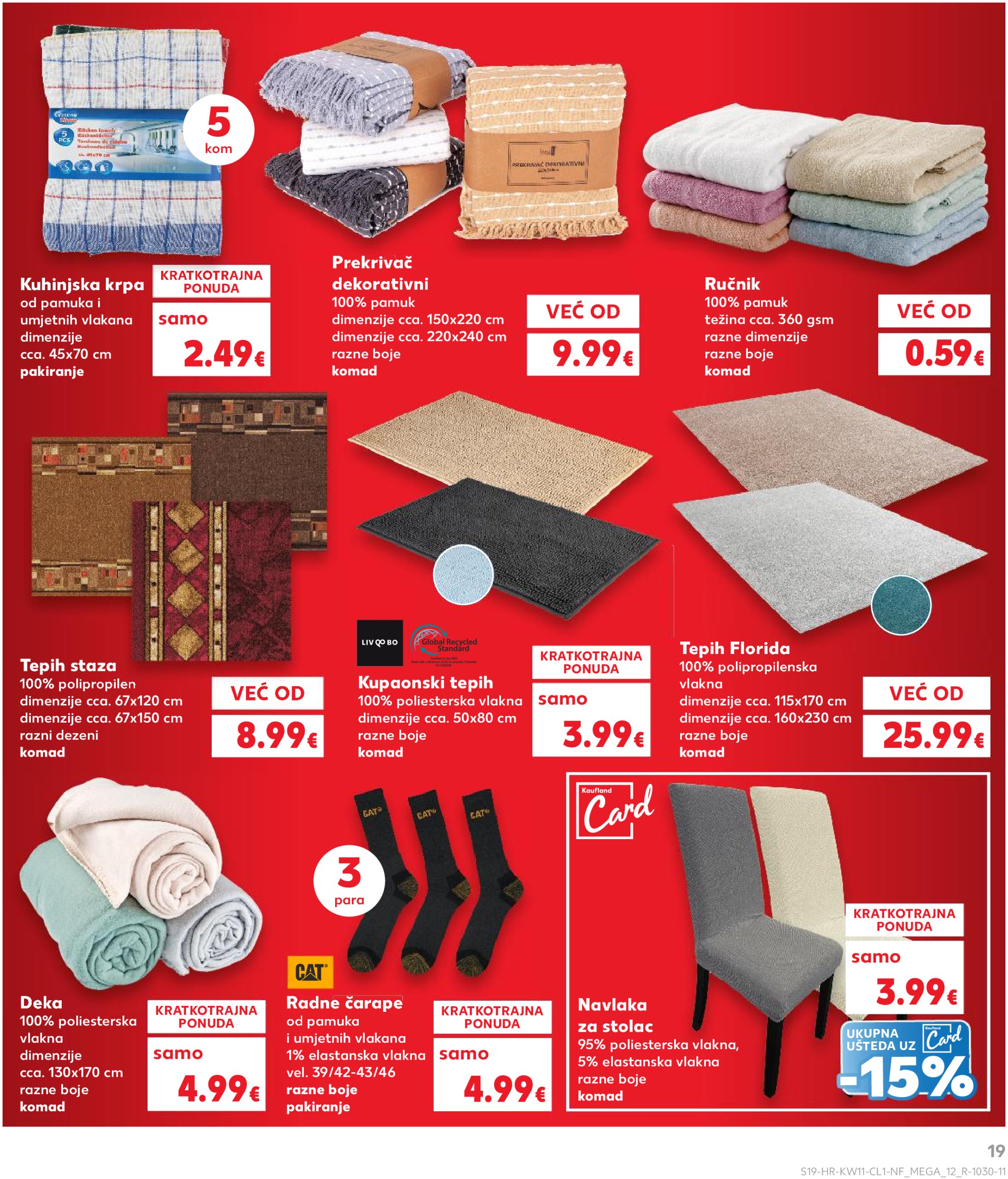 kaufland - Kaufland - Neprehrambeni letak katalog vrijedi od 12.03. do 18.03. - page: 19