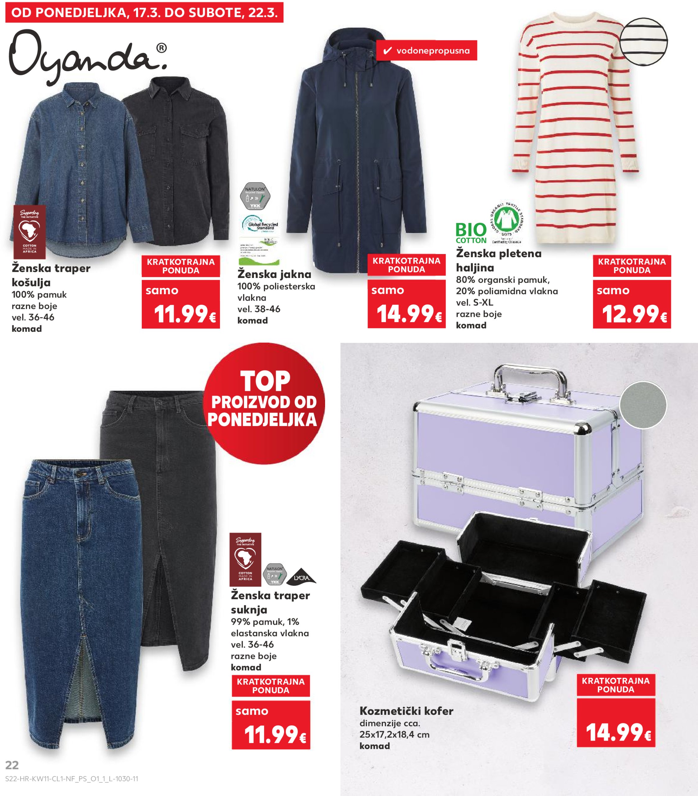 kaufland - Kaufland - Neprehrambeni letak katalog vrijedi od 12.03. do 18.03. - page: 22