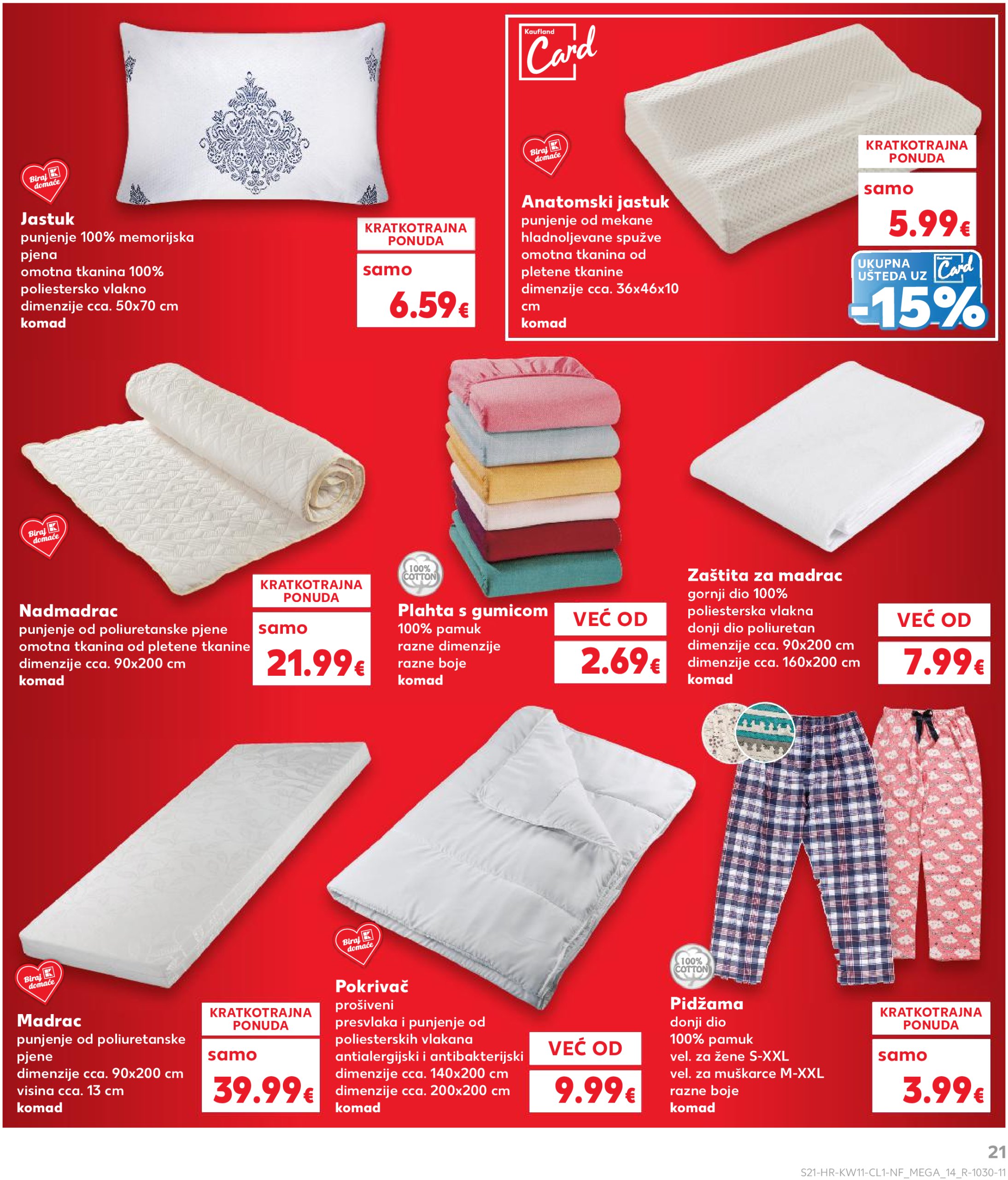 kaufland - Kaufland - Neprehrambeni letak katalog vrijedi od 12.03. do 18.03. - page: 21