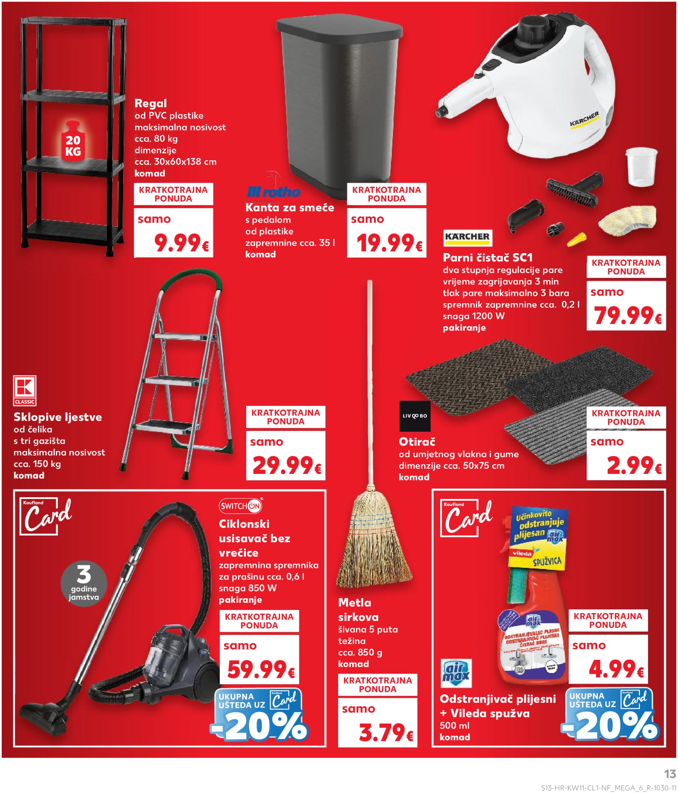 kaufland - Kaufland - Neprehrambeni letak katalog vrijedi od 12.03. do 18.03. - page: 13