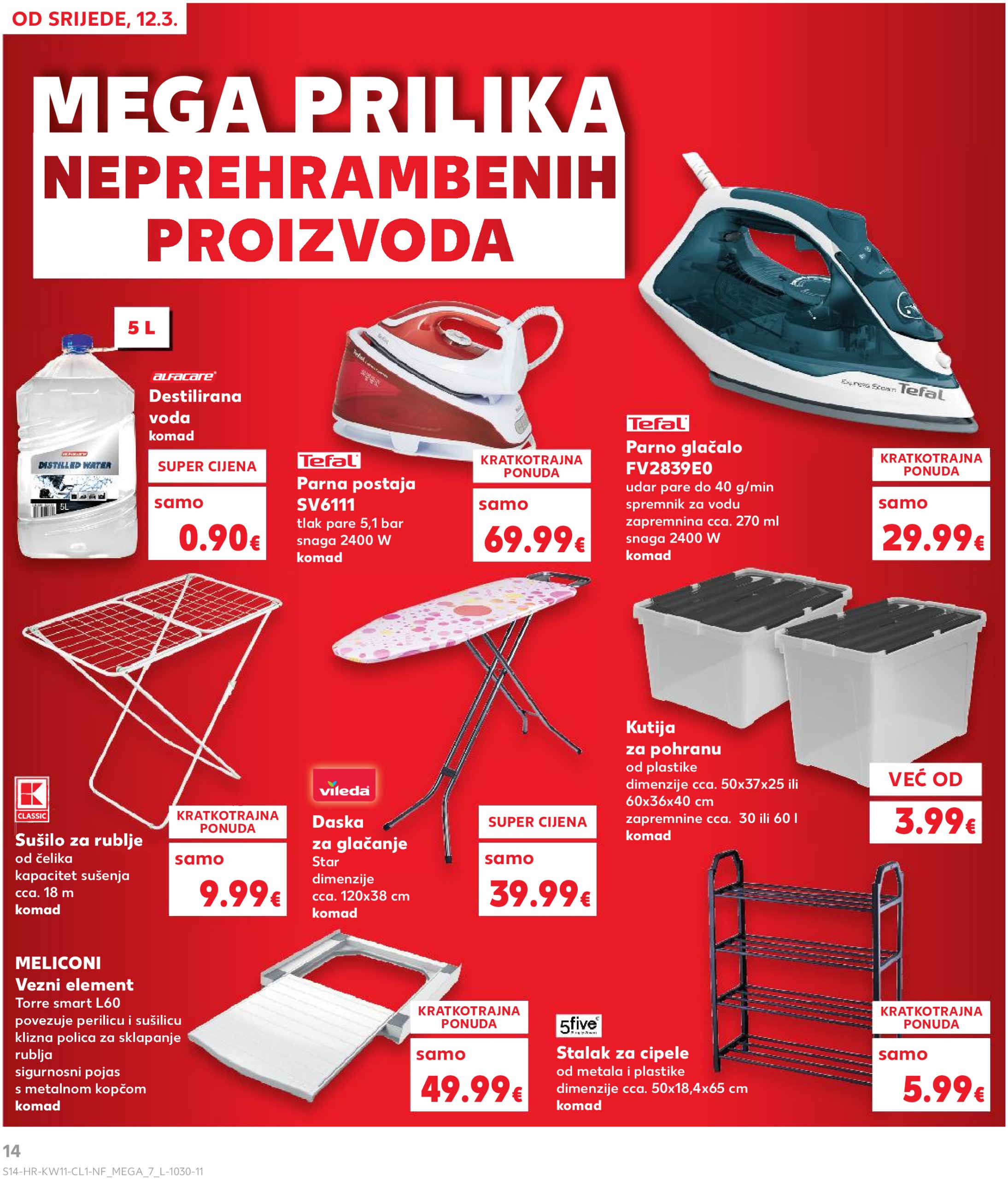 kaufland - Kaufland - Neprehrambeni letak katalog vrijedi od 12.03. do 18.03. - page: 14