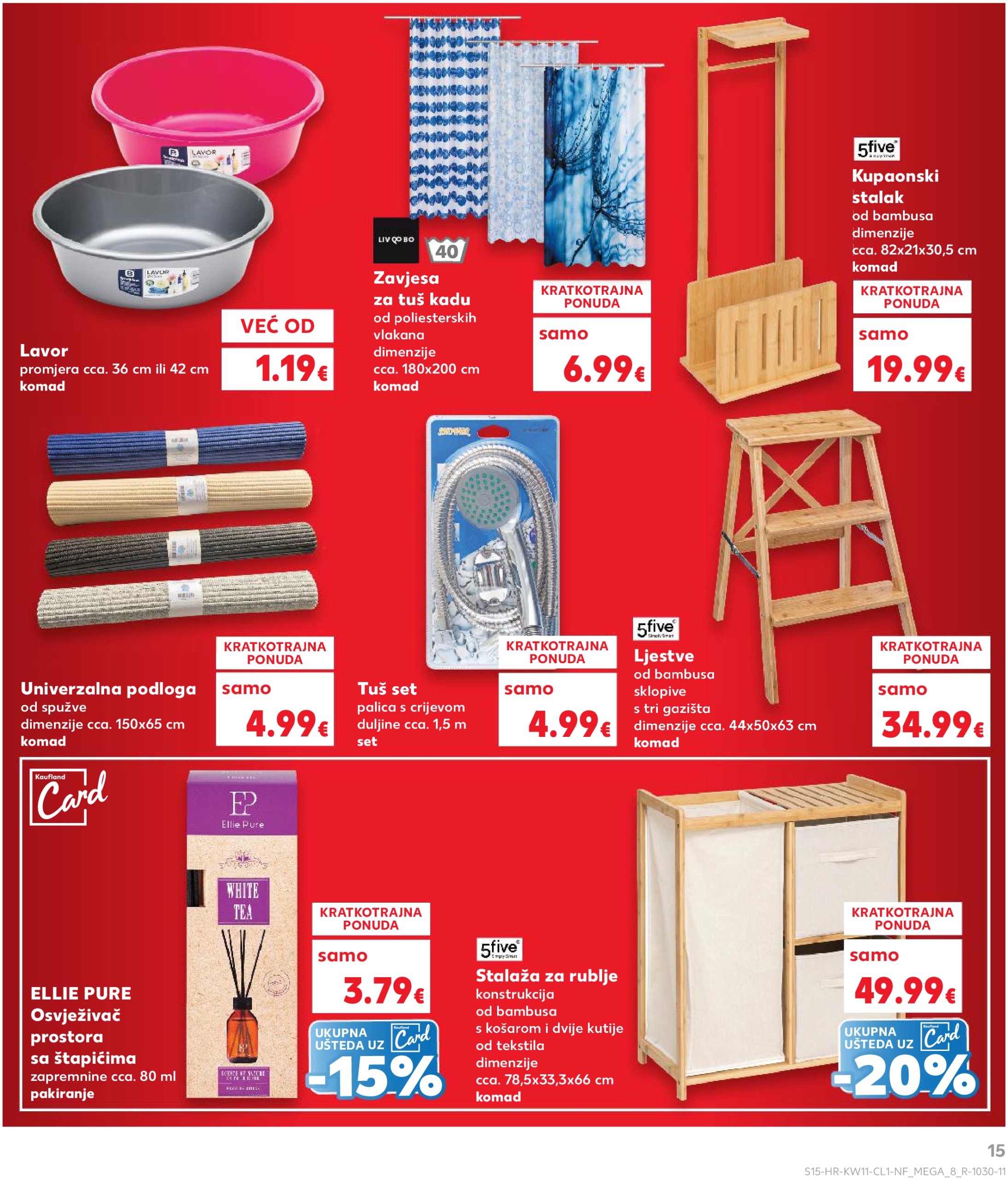 kaufland - Kaufland - Neprehrambeni letak katalog vrijedi od 12.03. do 18.03. - page: 15