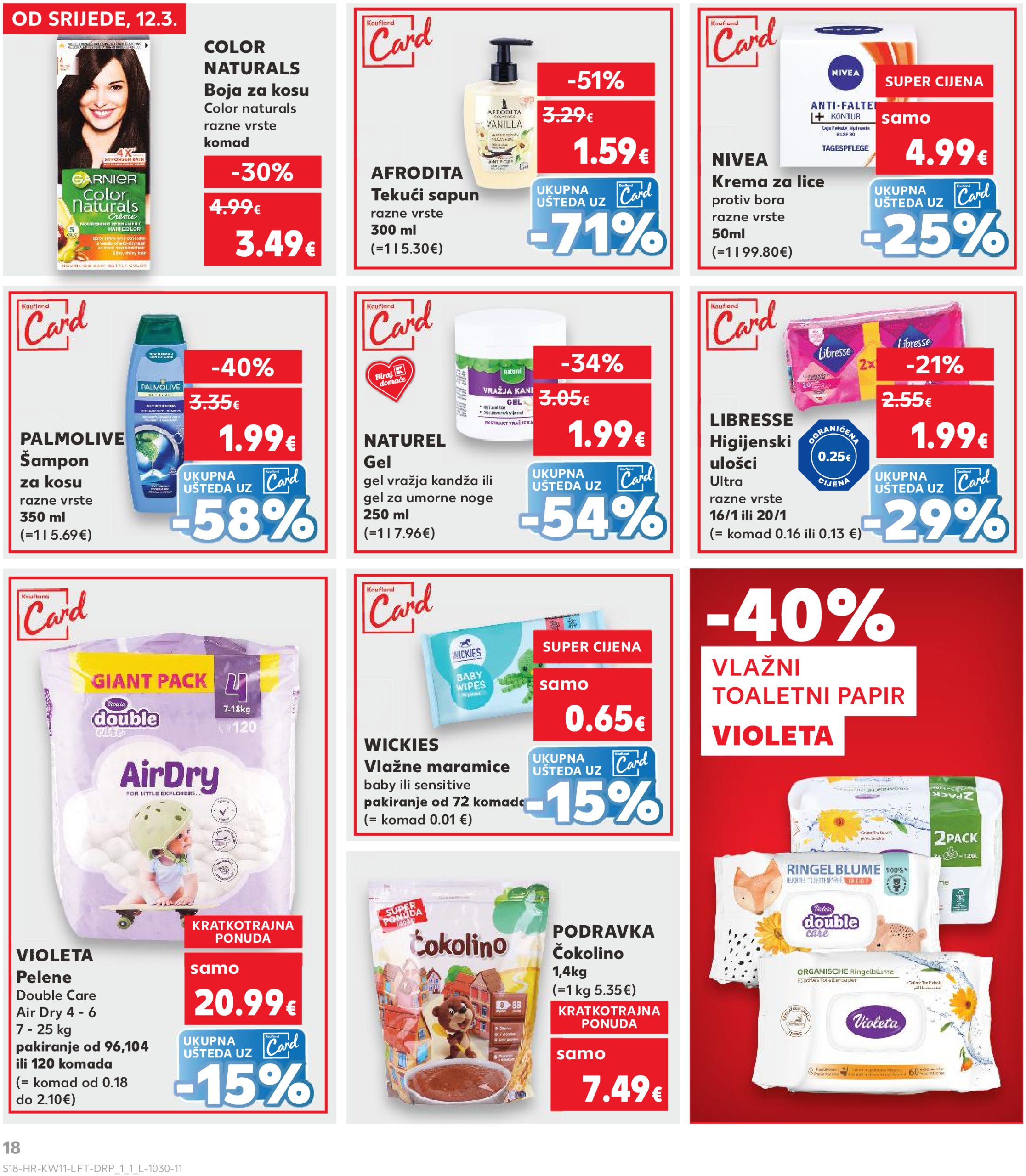 kaufland - Kaufland - Mega Prilika katalog vrijedi od 12.03. do 18.03. - page: 18