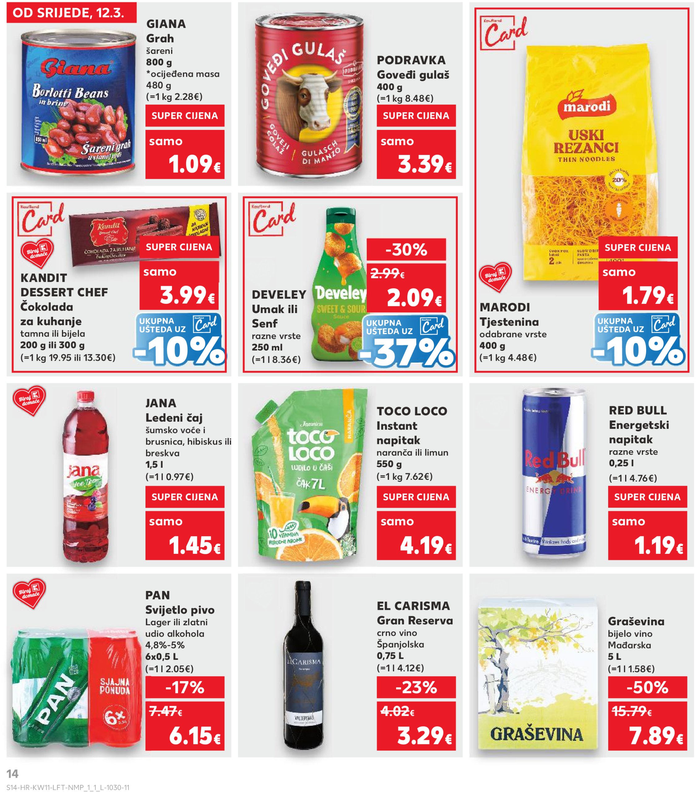 kaufland - Kaufland - Mega Prilika katalog vrijedi od 12.03. do 18.03. - page: 14