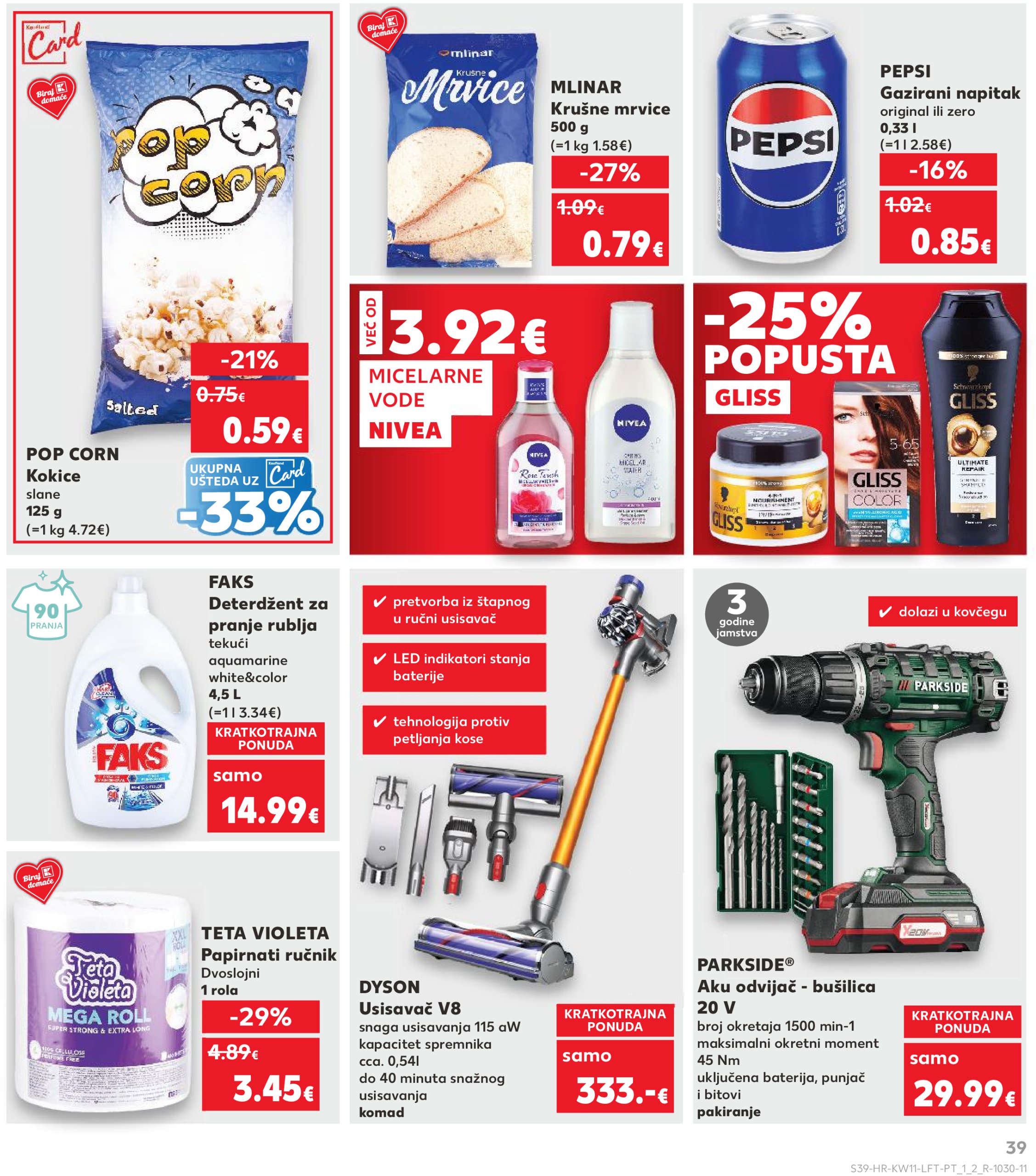 kaufland - Kaufland - Mega Prilika katalog vrijedi od 12.03. do 18.03. - page: 39