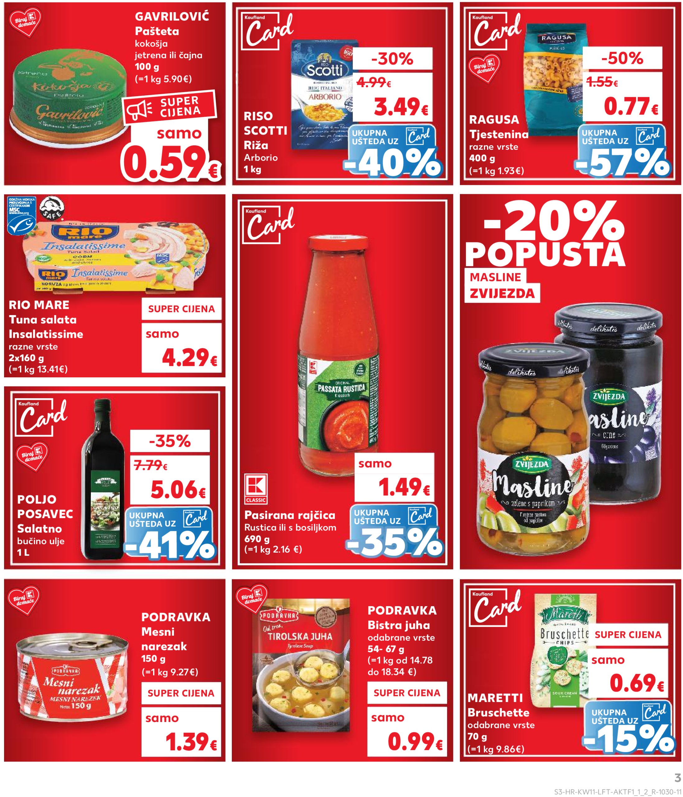 kaufland - Kaufland - Mega Prilika katalog vrijedi od 12.03. do 18.03. - page: 3