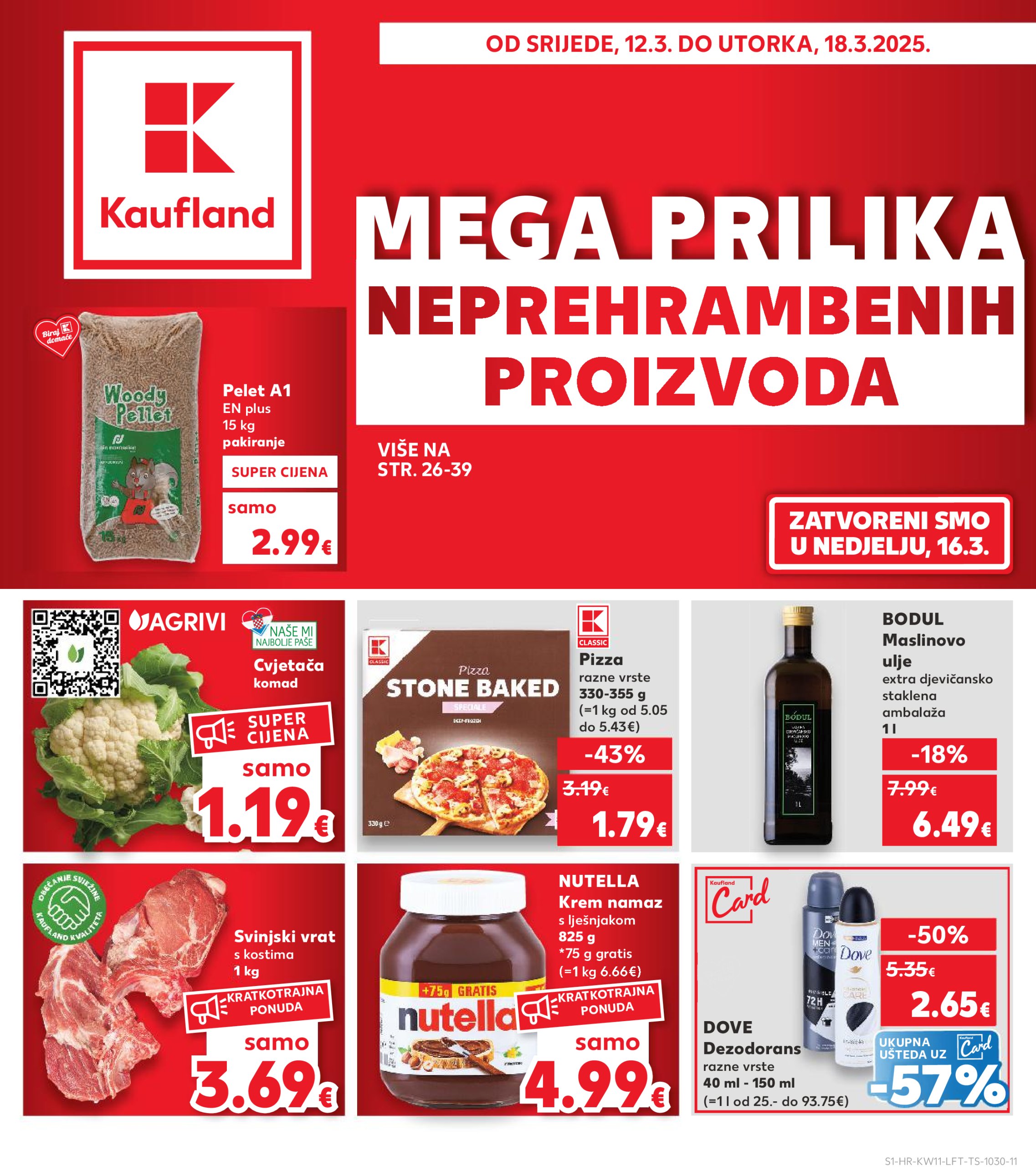 kaufland - Kaufland - Mega Prilika katalog vrijedi od 12.03. do 18.03. - page: 1