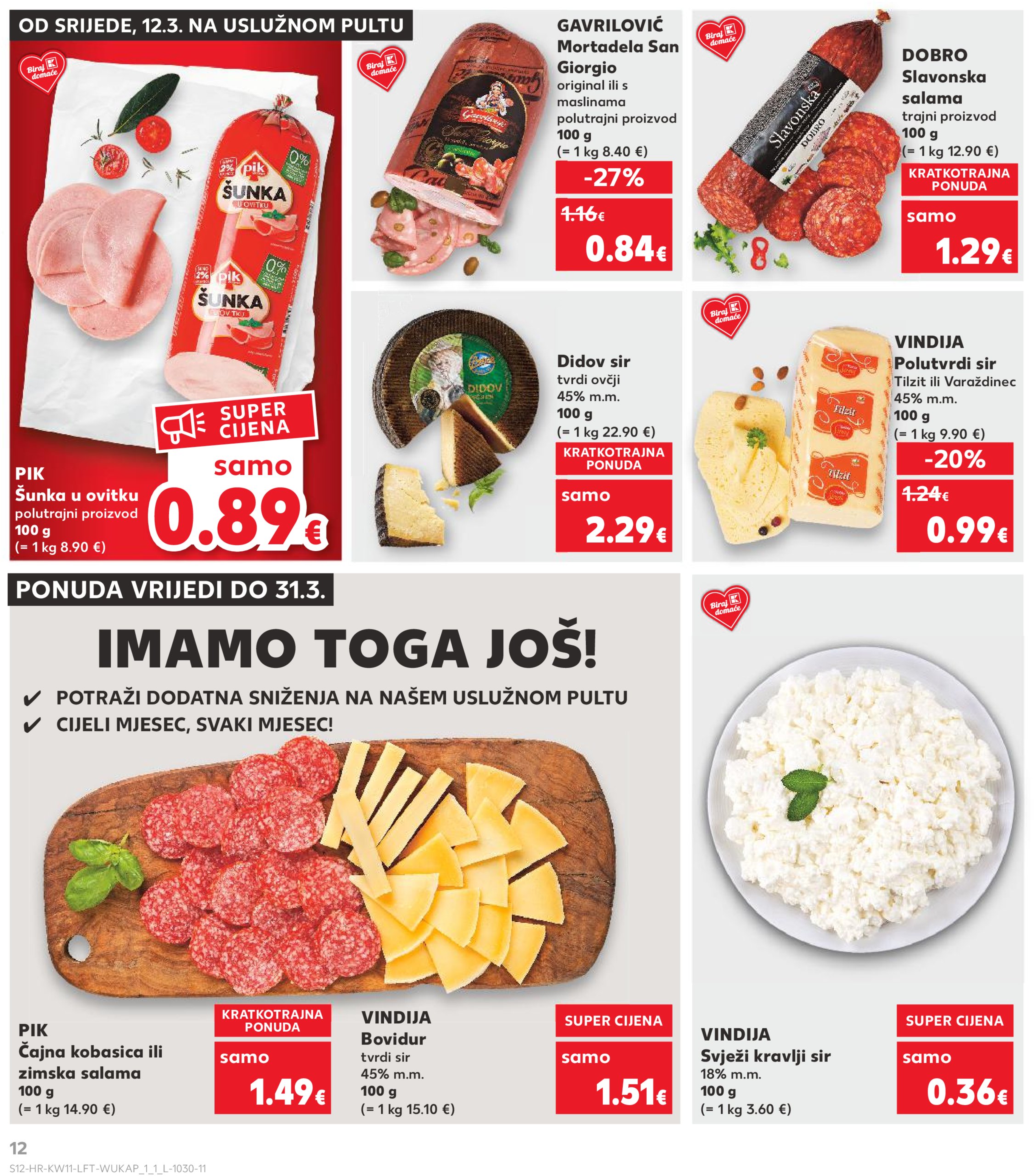 kaufland - Kaufland - Mega Prilika katalog vrijedi od 12.03. do 18.03. - page: 12