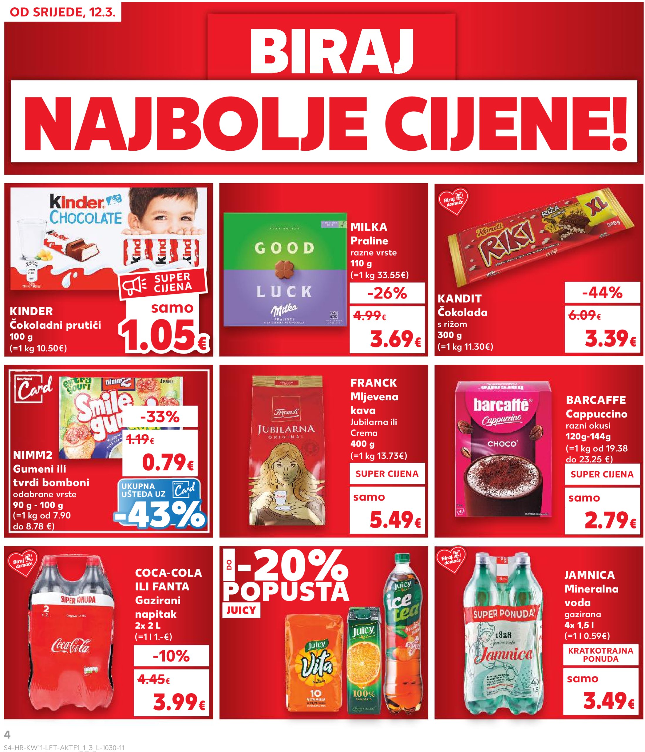 kaufland - Kaufland - Mega Prilika katalog vrijedi od 12.03. do 18.03. - page: 4