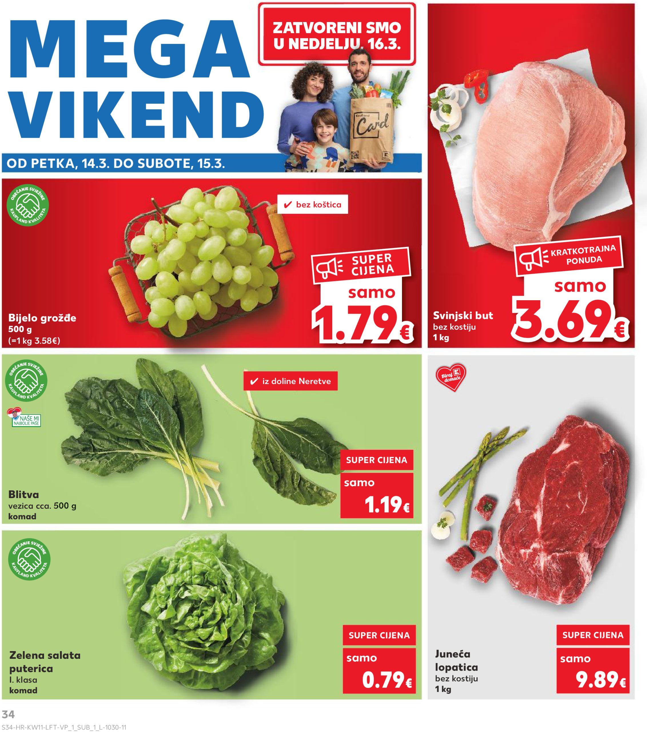 kaufland - Kaufland - Mega Prilika katalog vrijedi od 12.03. do 18.03. - page: 34