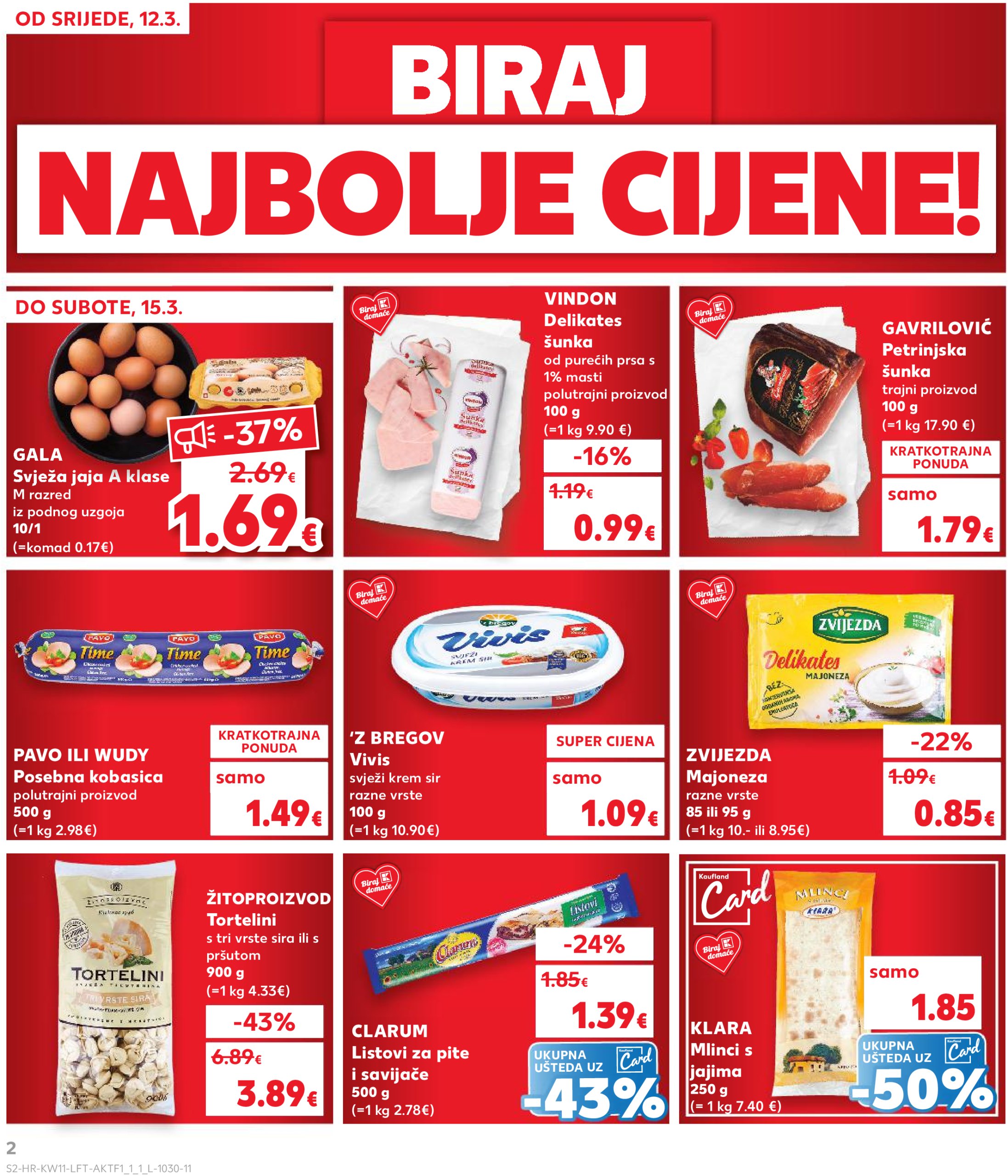 kaufland - Kaufland - Mega Prilika katalog vrijedi od 12.03. do 18.03. - page: 2