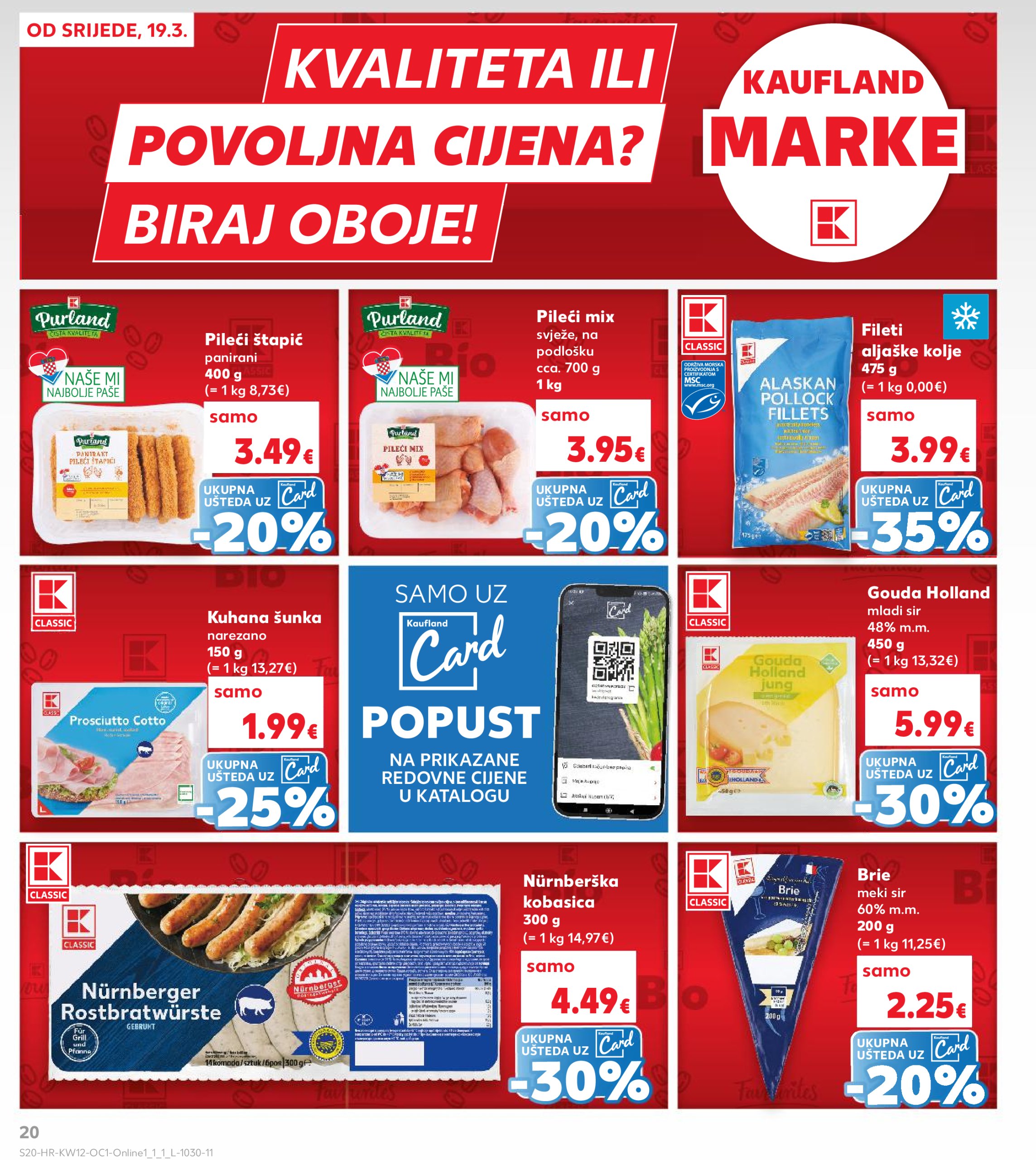 kaufland - Kaufland - Marke katalog vrijedi od 19.03. do 25.03. - page: 20