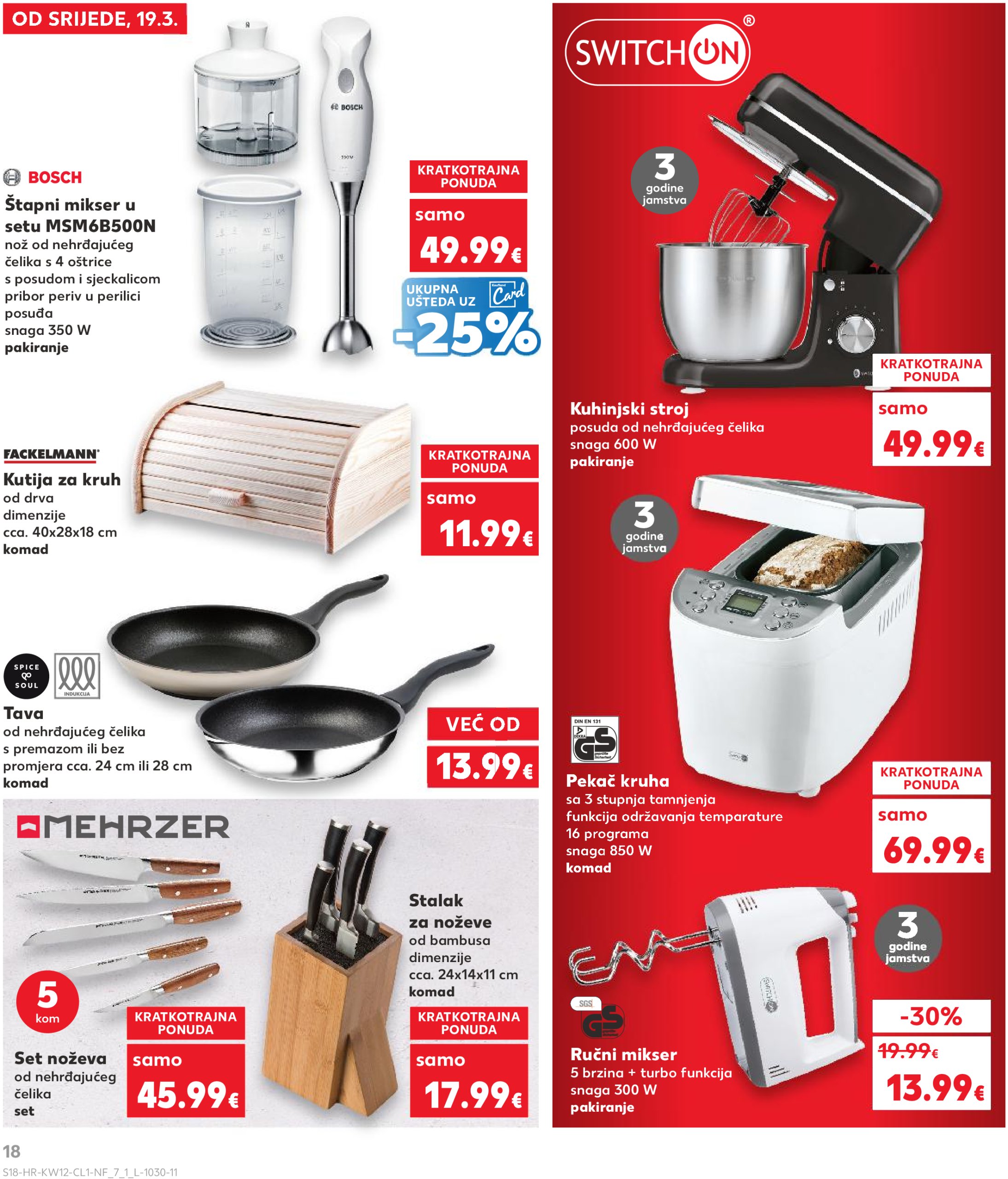 kaufland - Kaufland - Neprehrambeni letak katalog vrijedi od 19.03. do 25.03. - page: 18
