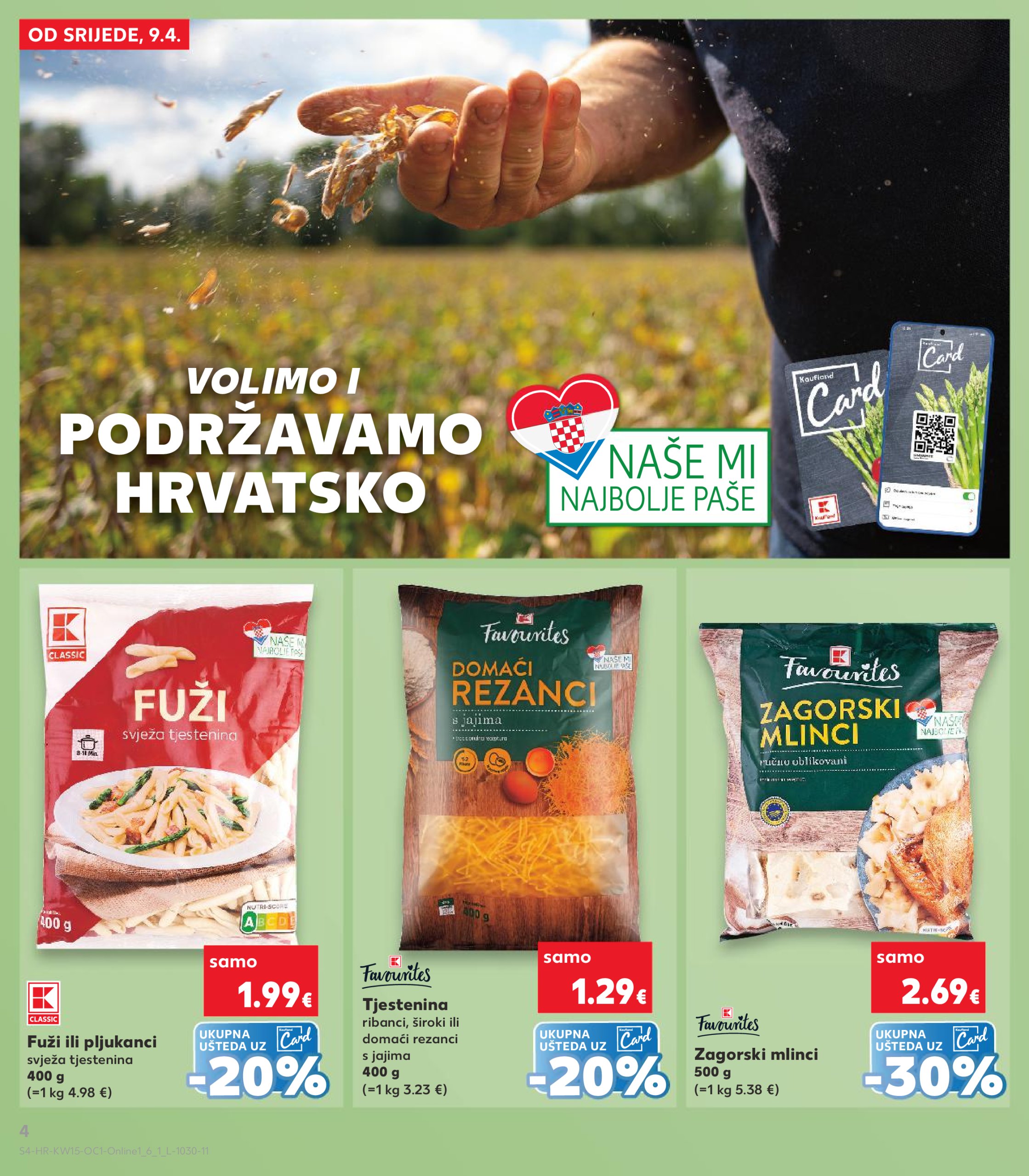 kaufland - Kaufland - Želiš još bogatiju ponudu katalog vrijedi od 09.04. do 15.04. - page: 4
