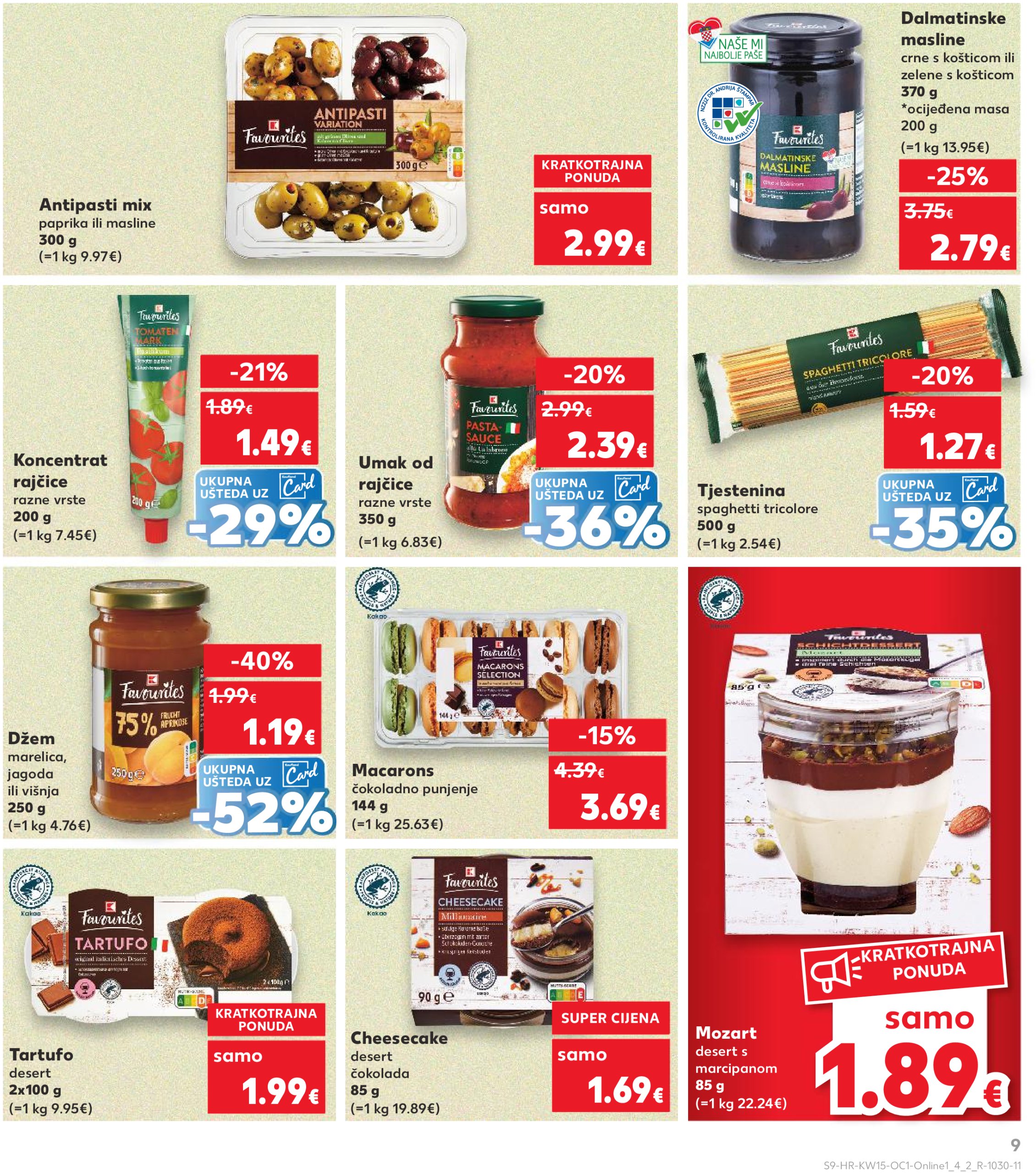 kaufland - Kaufland - Želiš još bogatiju ponudu katalog vrijedi od 09.04. do 15.04. - page: 9